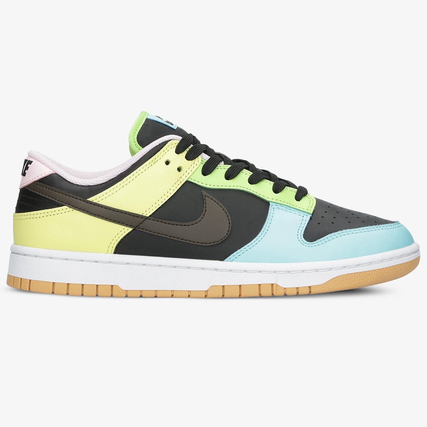 Buty sneakersy męskie NIKE DUNK LOW SE DH0952-001 CZARNY