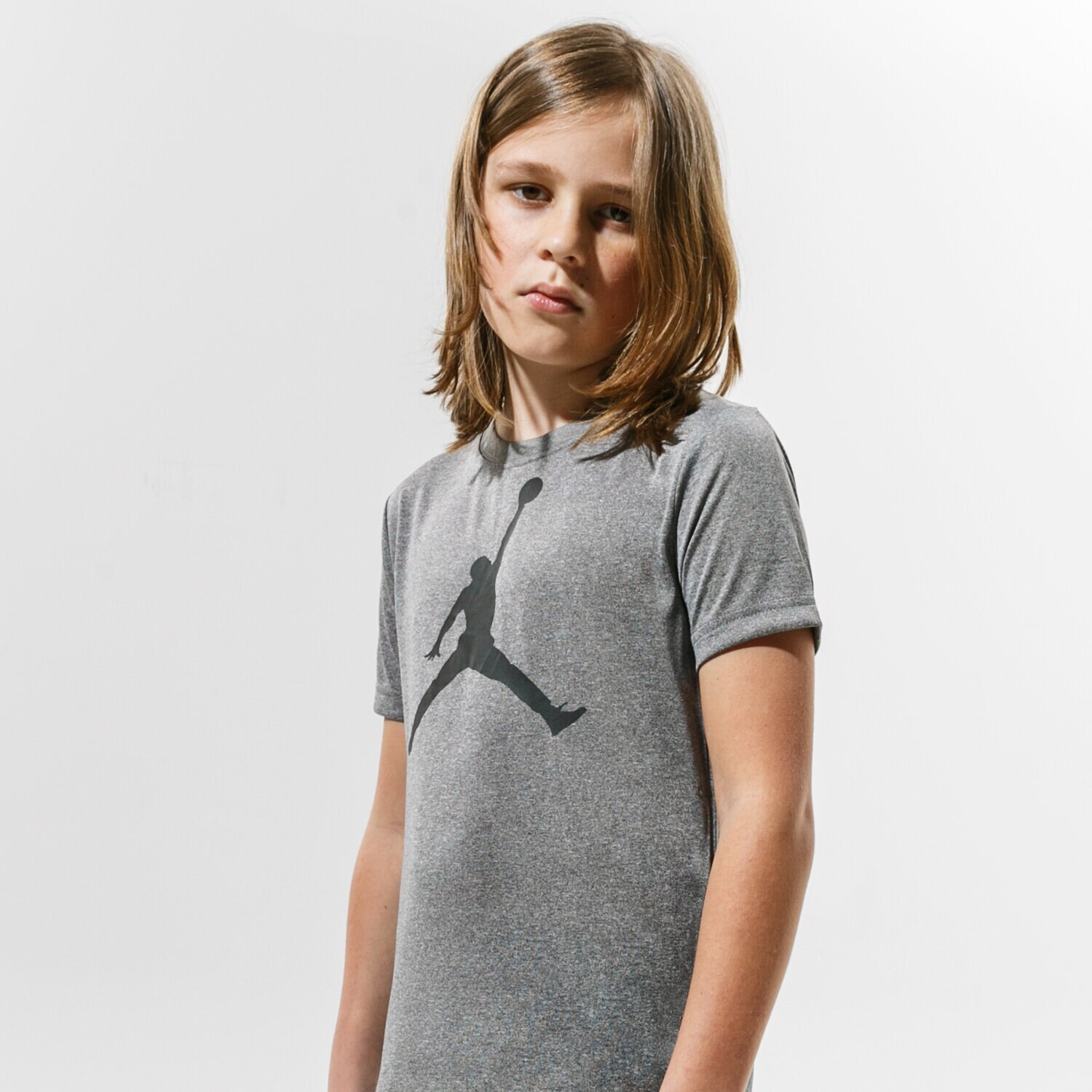 Koszulka, t-shirt dla dzieci JORDAN T-SHIRT JDB JUMPMAN LOGO DF TEE BOY 954293-GEH SZARY