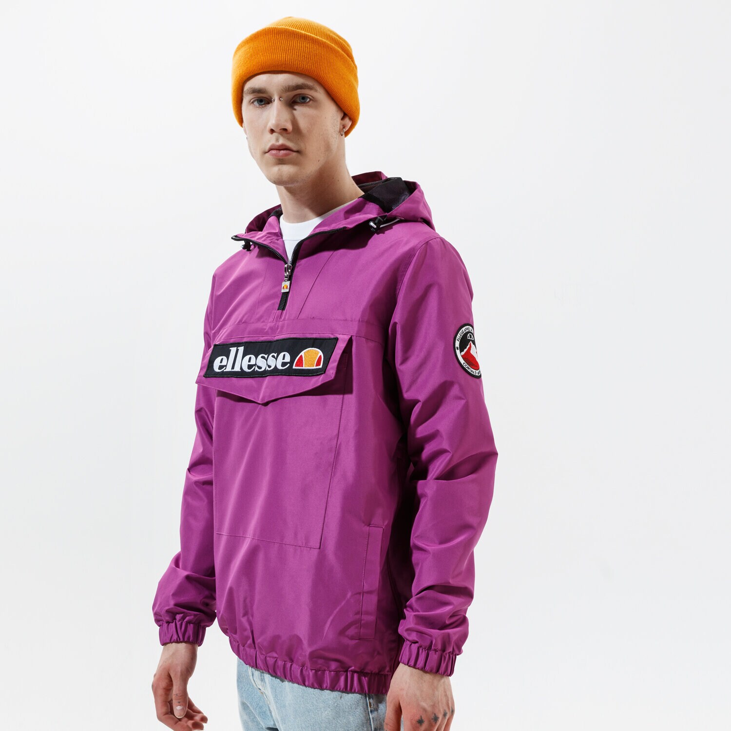 Kurtka wiosenna / jesienna męska ELLESSE KURTKA MONT 2 OH JACKET PRPL SHI06040305 FIOLETOWY