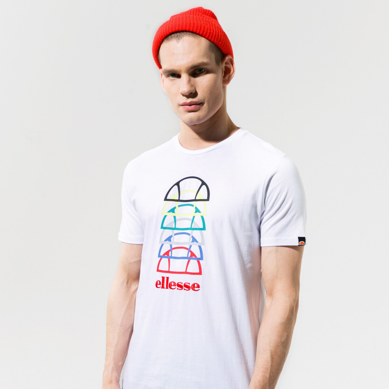 Koszulka, t-shirt sportowy męski ELLESSE T-SHIRT MAGARIO TEE WHT SHI11404908 BIAŁY