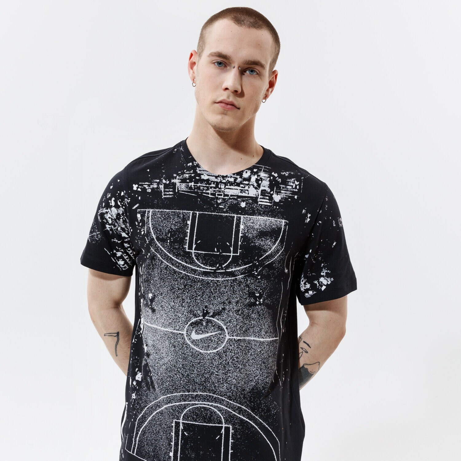 Koszulka, t-shirt sportowy męski NIKE T-SHIRT NIKE NY VS. NY NBA DD0821-010 CZARNY