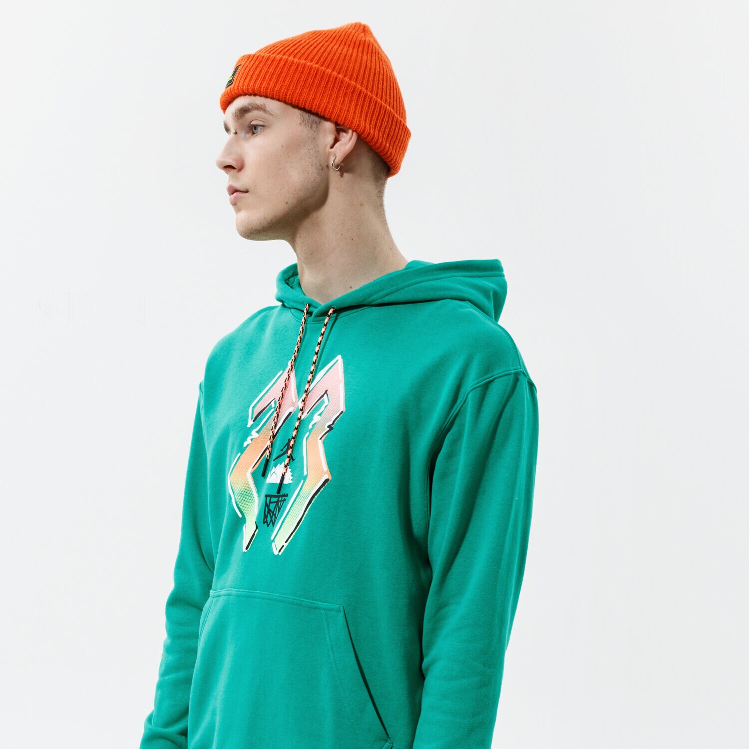 Bluza męska JORDAN BLUZA Z KAPTUREM SPORT DNA CZ4845-372 ZIELONY