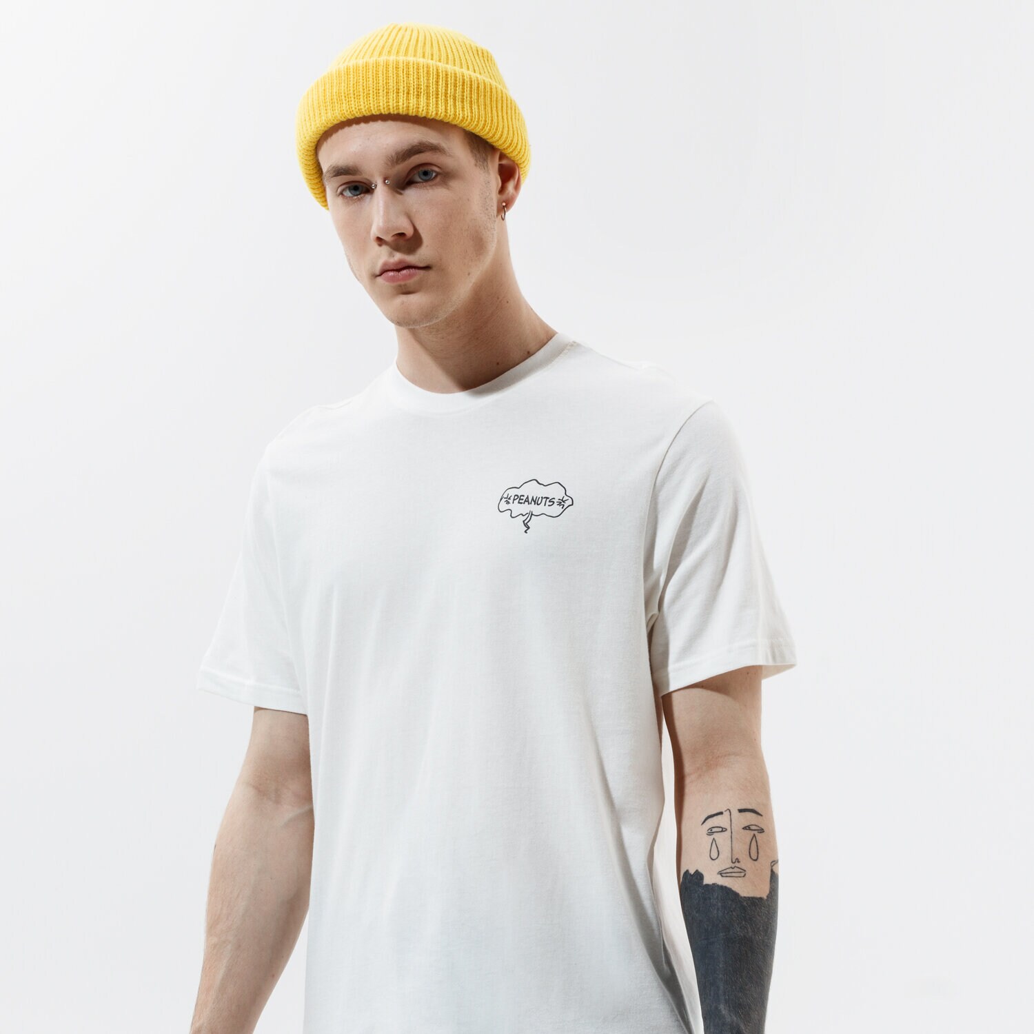 Koszulka, t-shirt sportowy męski ELEMENT T-SHIRT PEANUTS SLIDE SS W1SSO3ELP11 SZARY