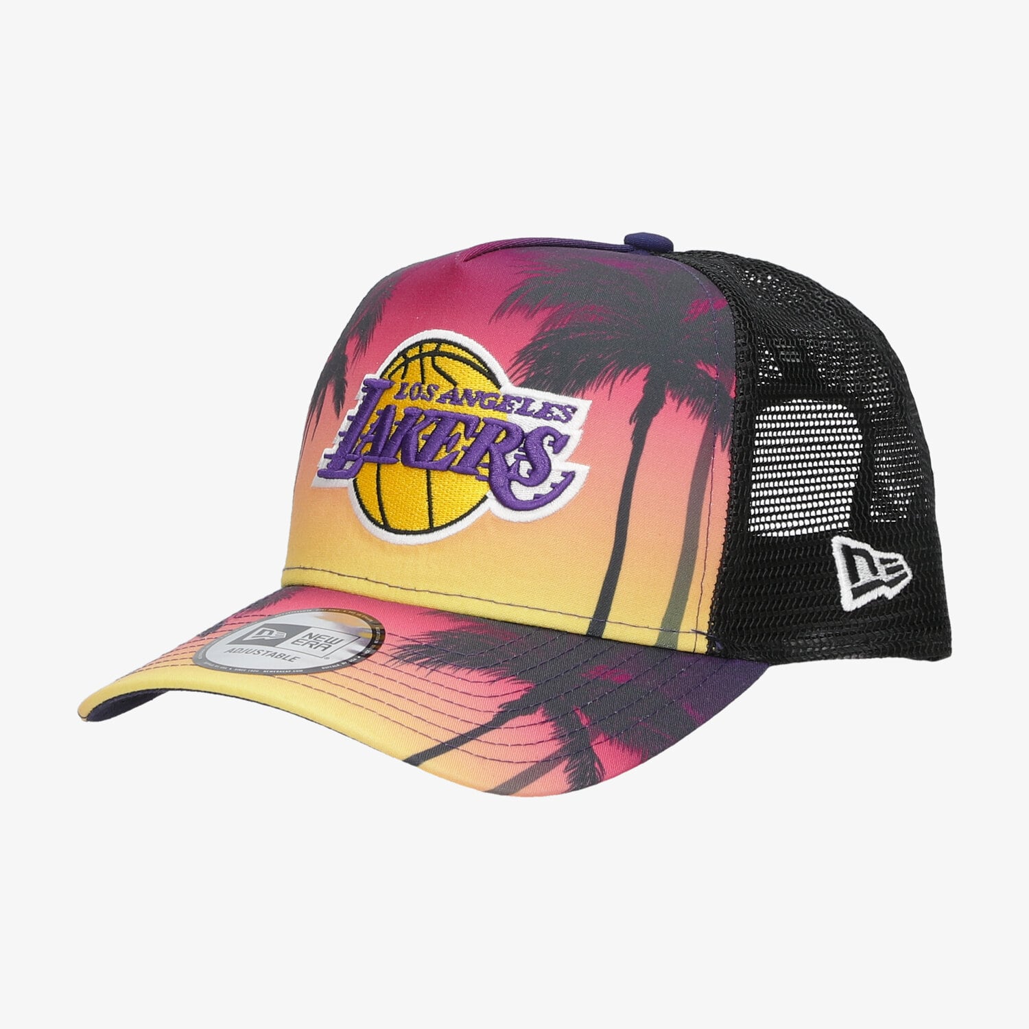 Czapka z daszkiem męska NEW ERA CZAPKA SUMMER CITY TRUCKER LAKERS LOS ANGELES LAKERS 60137591 MULTICOLOR