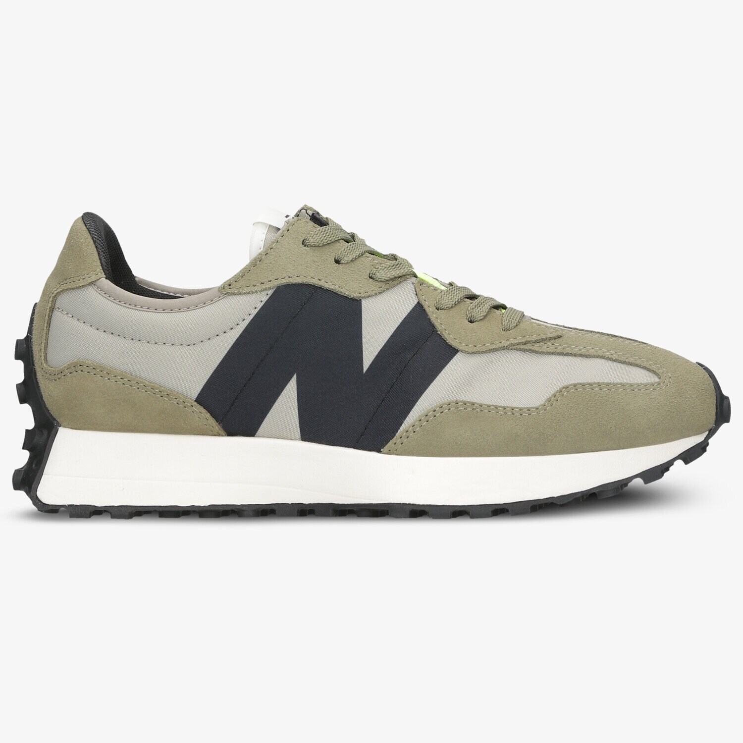 Buty sneakersy męskie NEW BALANCE 327  MS327IB KHAKI