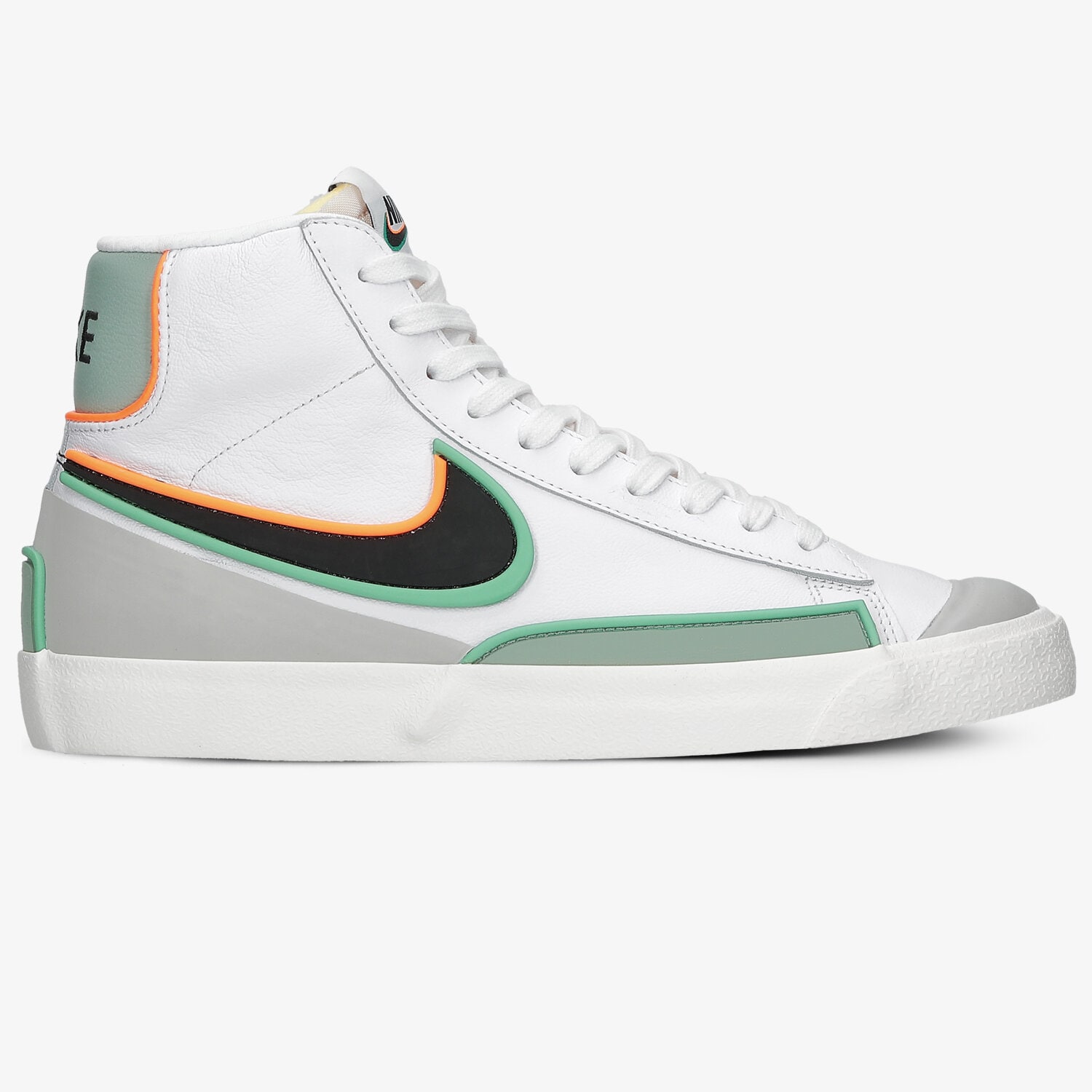 Buty sneakersy męskie NIKE BLAZER MID '77 INFINITE DA7233-104 SZARY