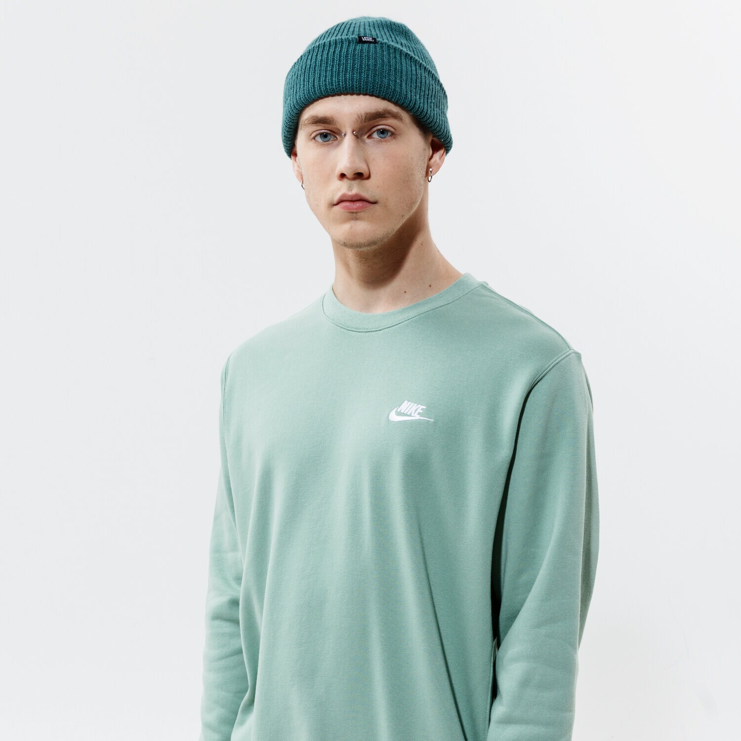 Bluza męska NIKE BLUZA SPORTSWEAR CLUB BV2666-006 ZIELONY