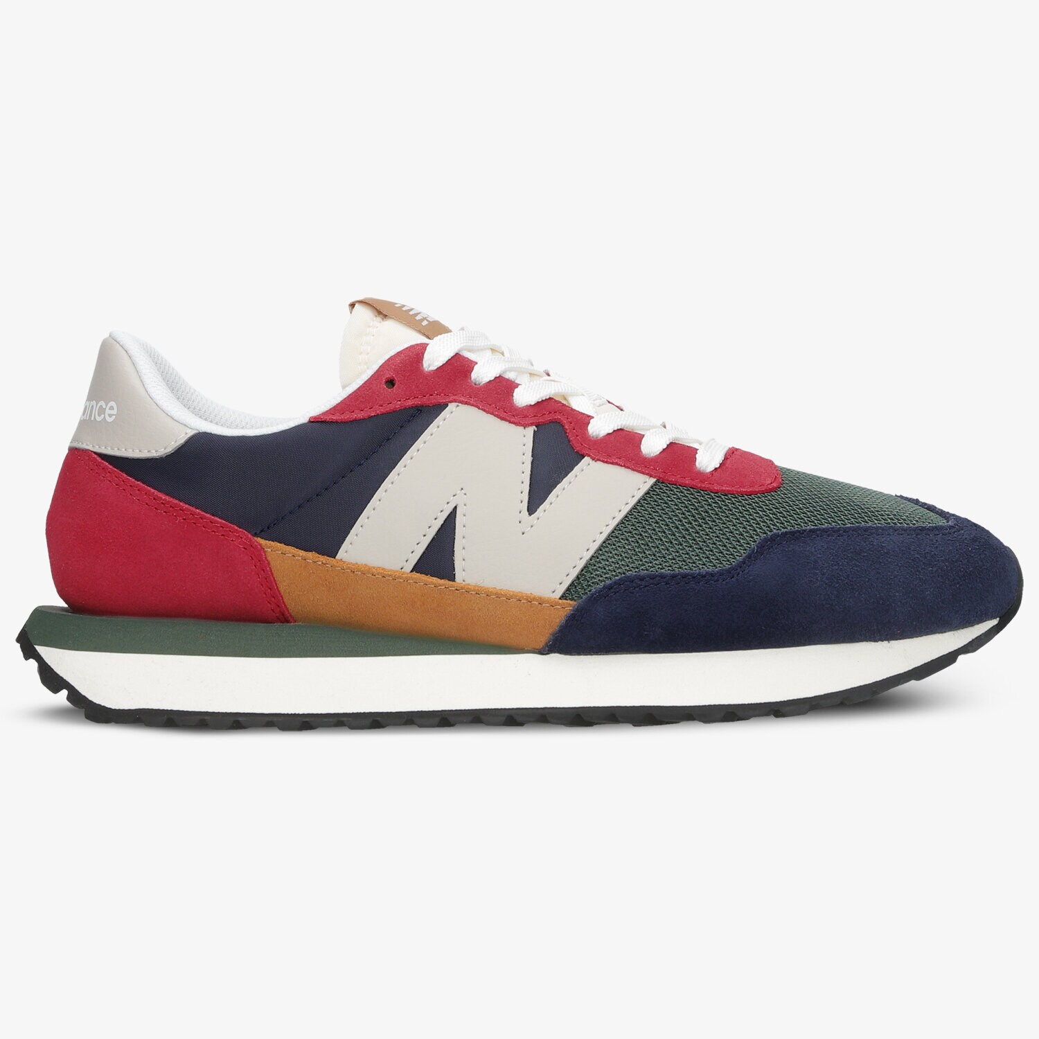 Buty sneakersy męskie NEW BALANCE 237 MS237LA1 GRANATOWY