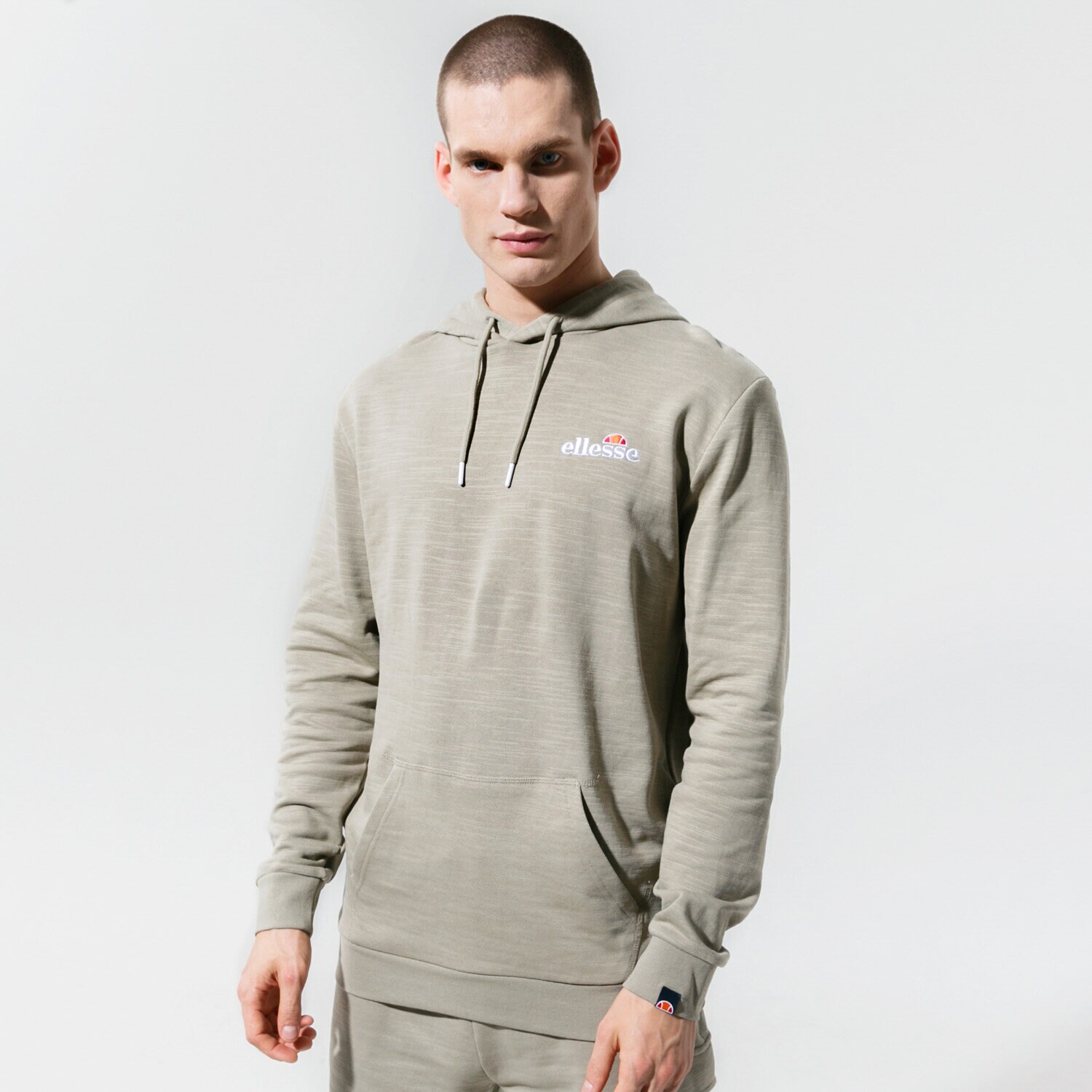 Bluza męska ELLESSE BLUZA Z KAPTUREM PAC OH HOODY KHA SHJ11944506 KHAKI