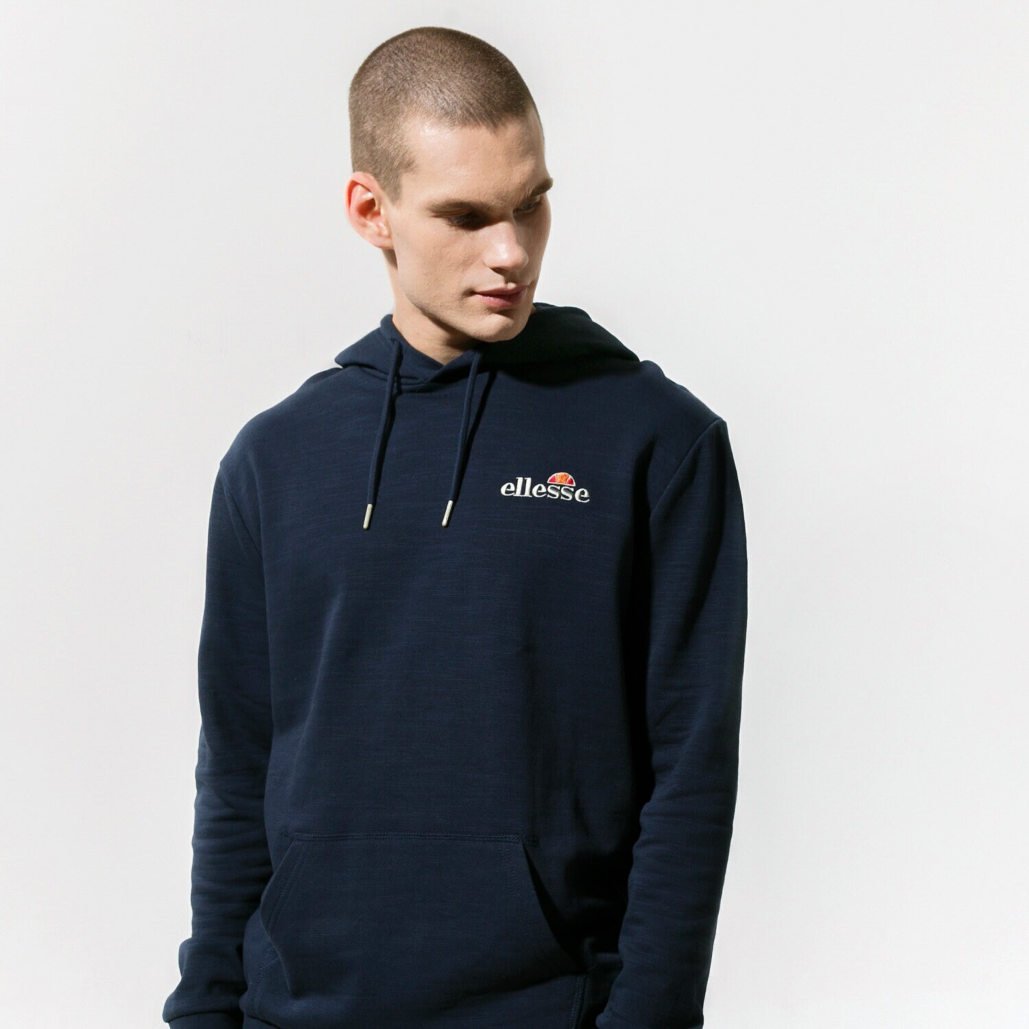 Bluza męska ELLESSE BLUZA Z KAPTUREM PAC OH HOODY NAVY SHJ11944429 GRANATOWY