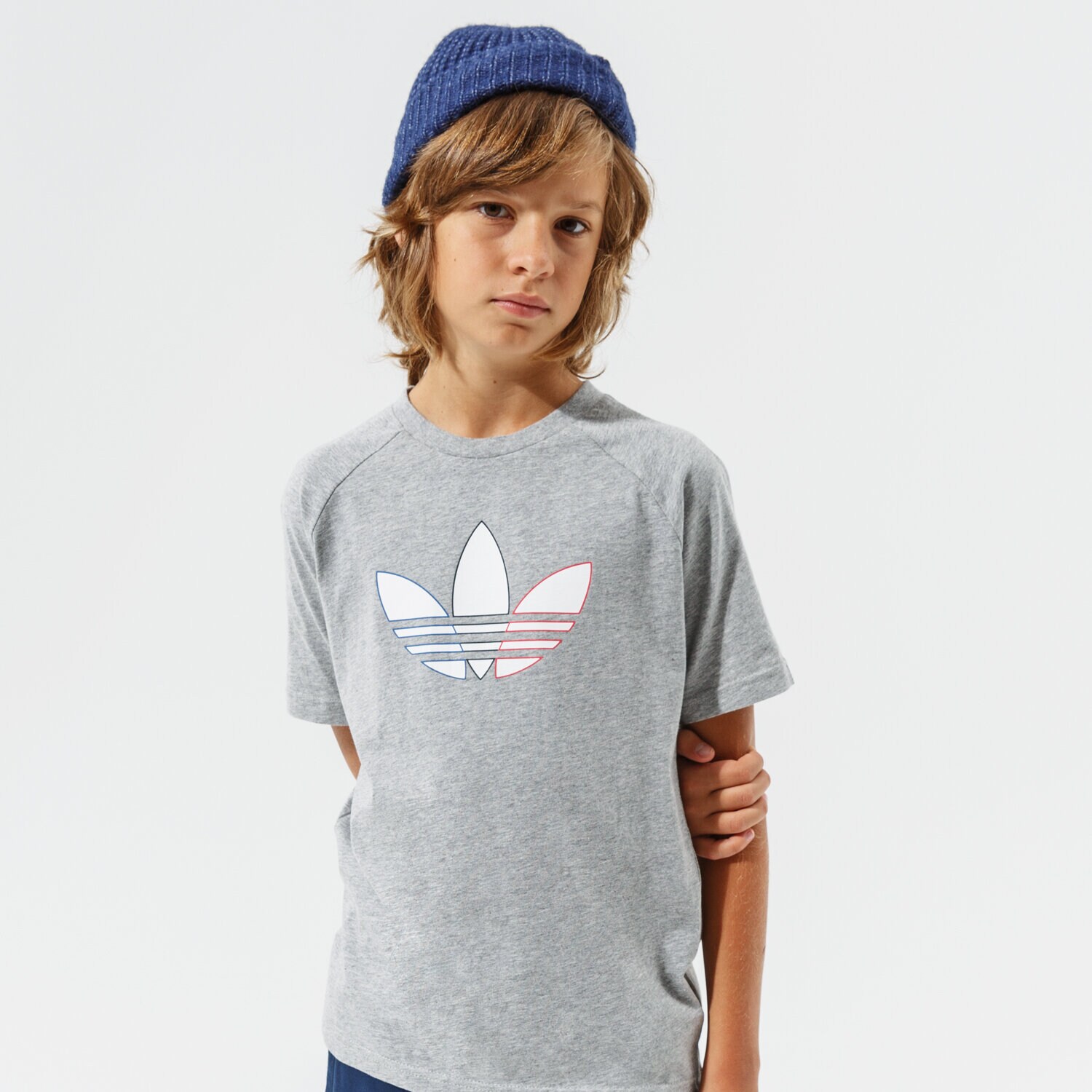 Koszulka, t-shirt dla dzieci ADIDAS T-SHIRT TEE MM GN7435 SZARY