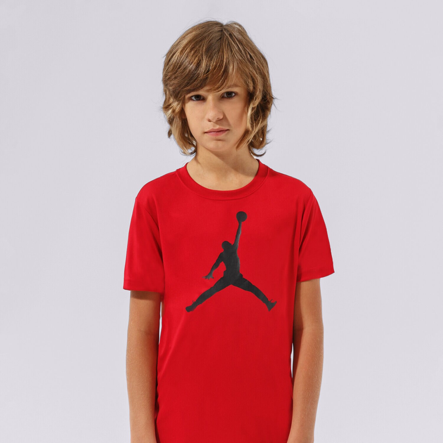 Koszulka, t-shirt dla dzieci JORDAN T-SHIRT JDB JUMPMAN LOGO DF TEE BOY 954293-R78 CZERWONY