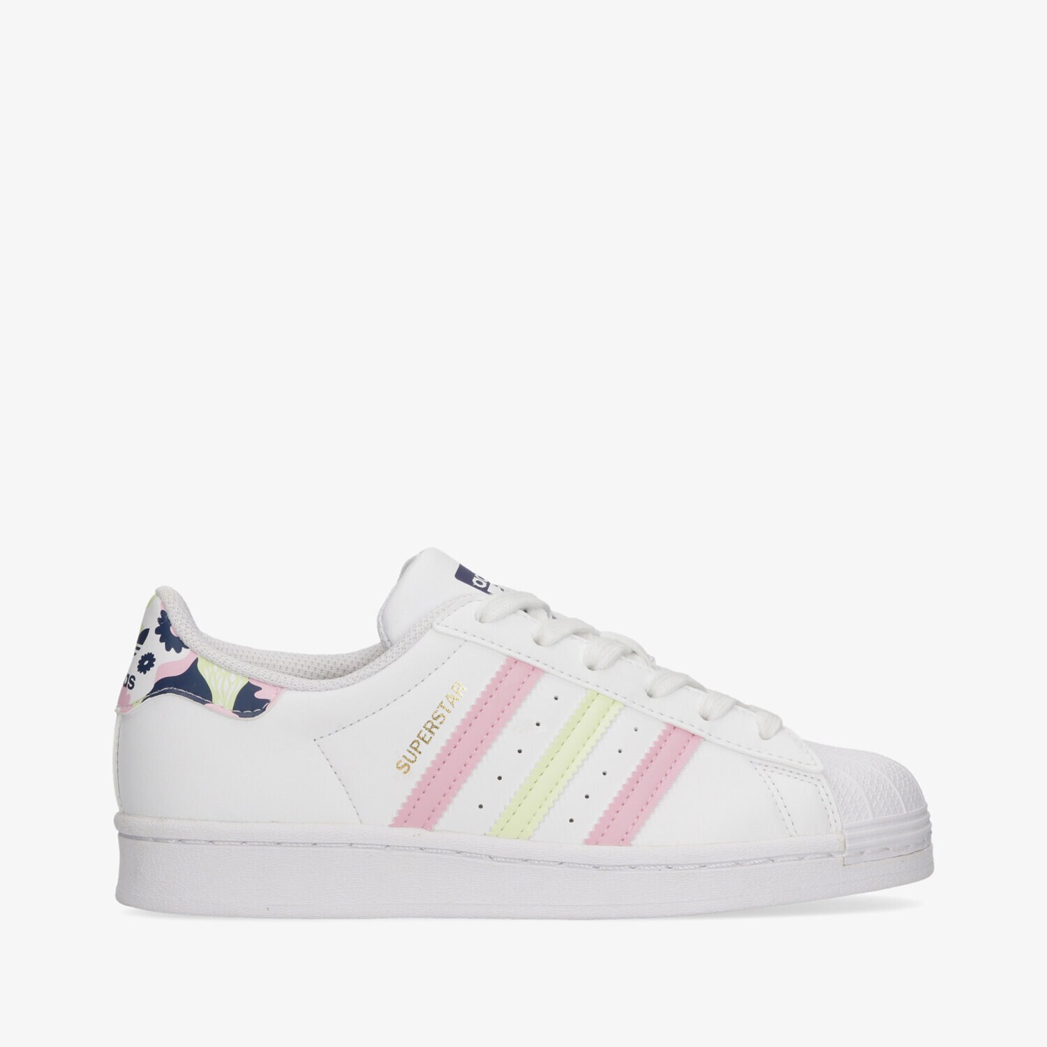 Buty sneakersy dla dzieci ADIDAS SUPERSTAR J GY3330 BIAŁY