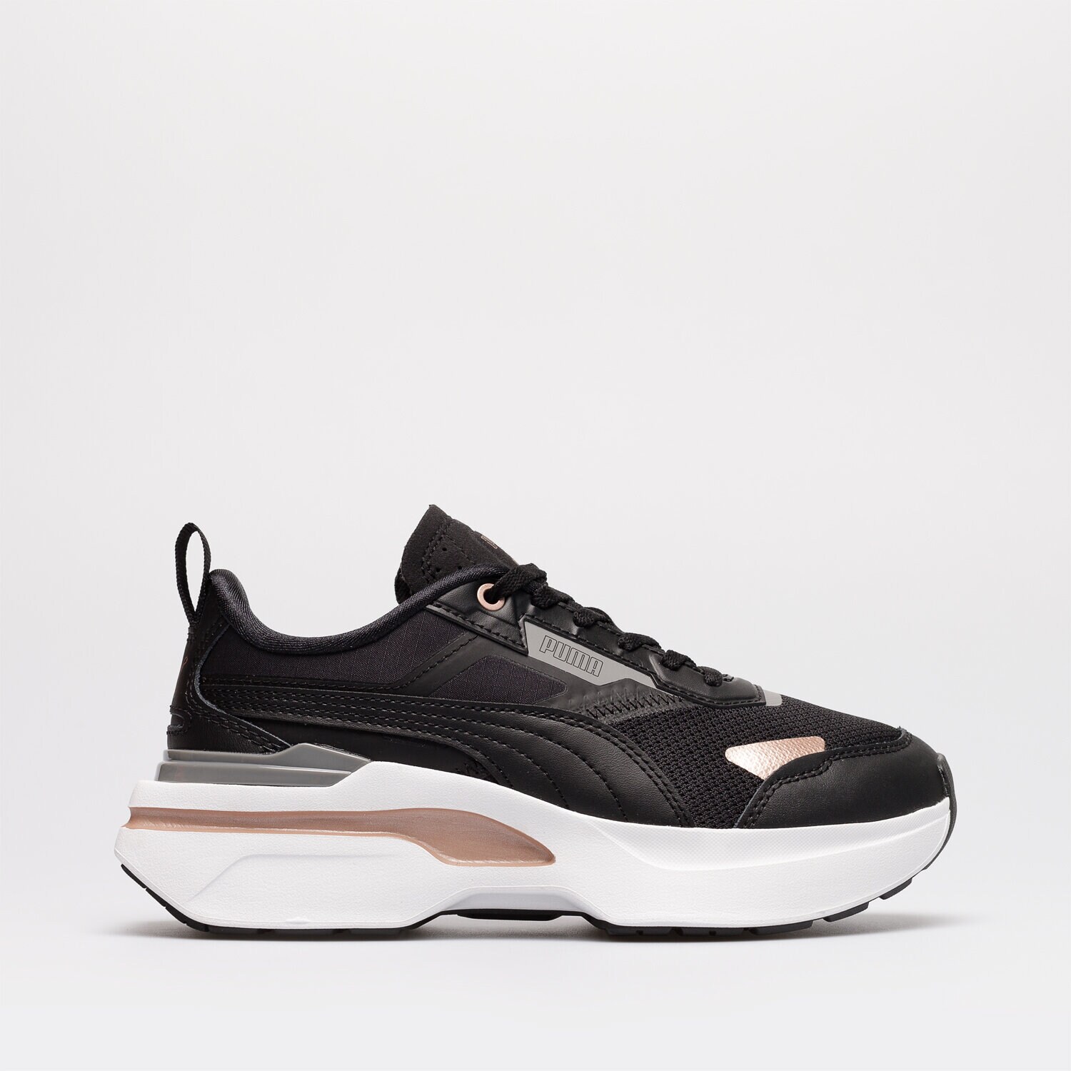 Buty sneakersy damskie PUMA KOSMO RIDER METALLIC WNS 38489201 CZARNY