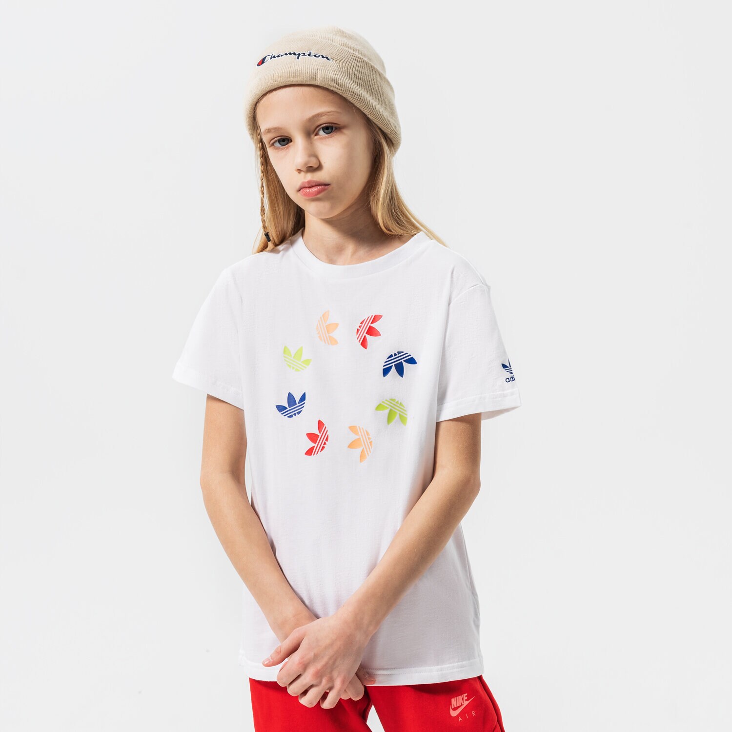 Koszulka, t-shirt dla dzieci ADIDAS T-SHIRT TEE BOY HF2133 BIAŁY
