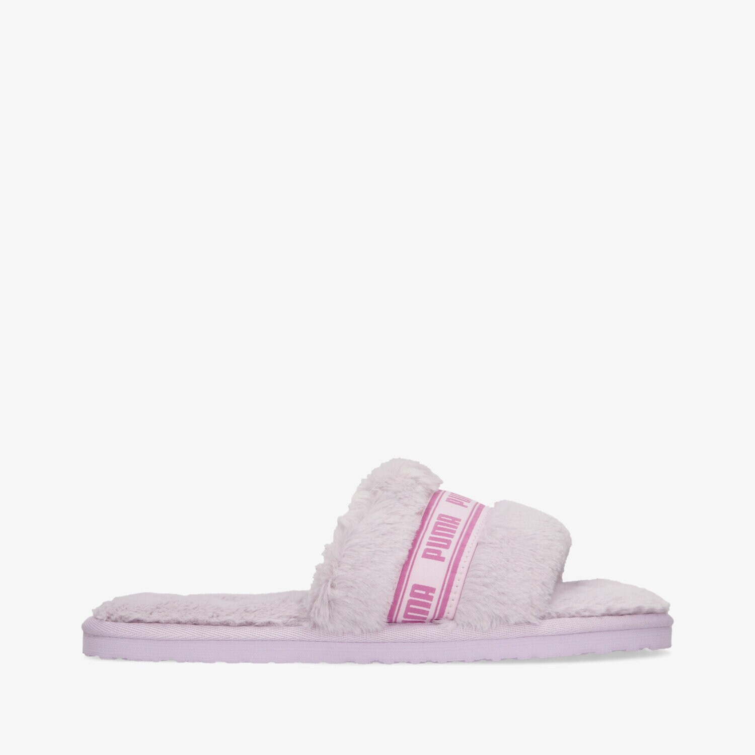 Klapki damskie PUMA FLUFF  38493706 RÓŻOWY
