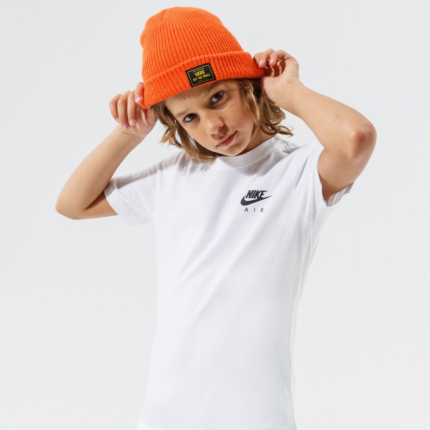 Koszulka, t-shirt dla dzieci NIKE T-SHIRT B NSW TEE AIR C/S FA21 BOY DJ6613-100 BIAŁY