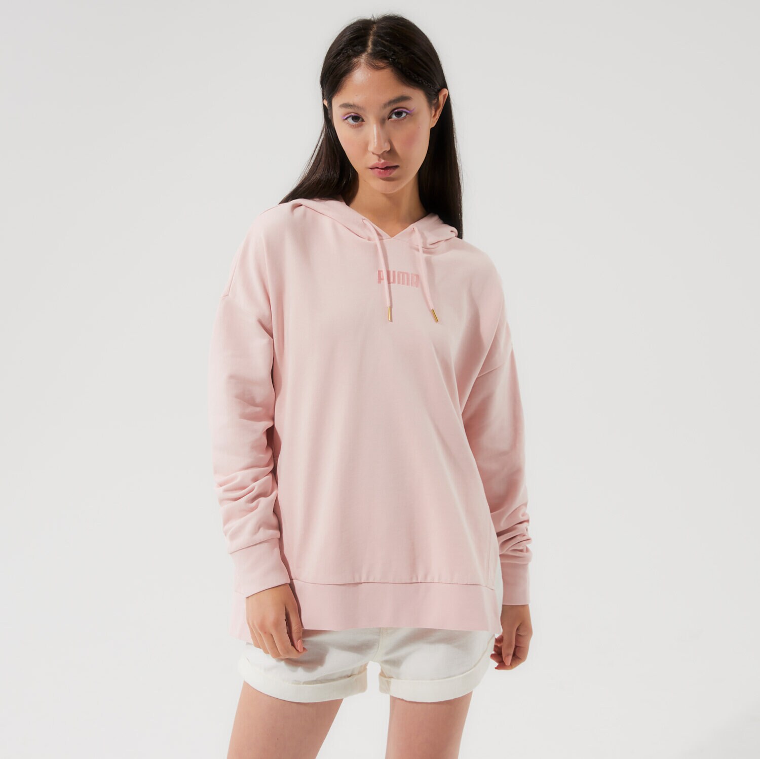 Bluza damska PUMA BLUZA Z KAPTUREM HER HOODIE TR - LOTUS 58951936 RÓŻOWY
