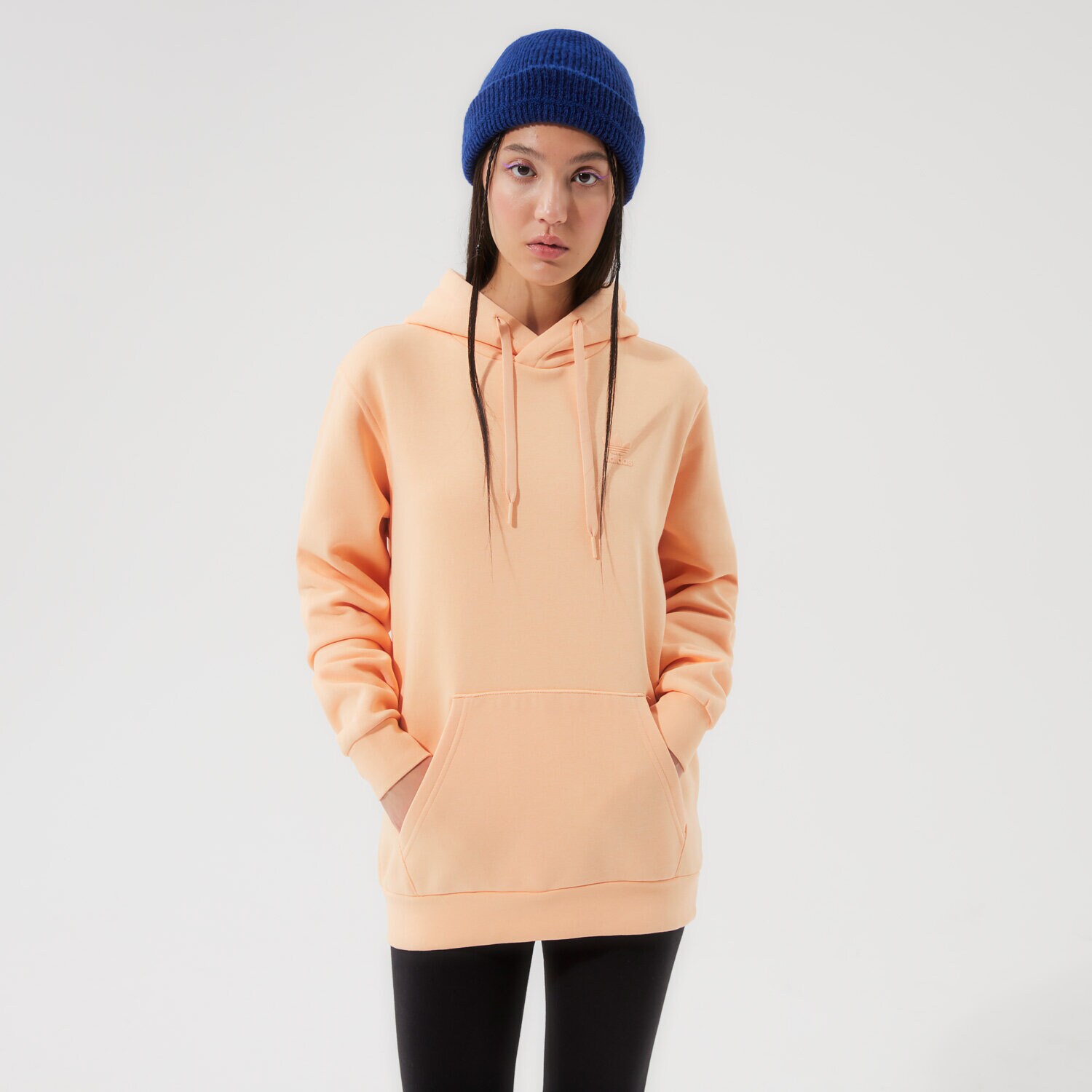 Bluza damska ADIDAS BLUZA Z KAPTUREM MM TREF FB OH H09144 POMARAŃCZOWY