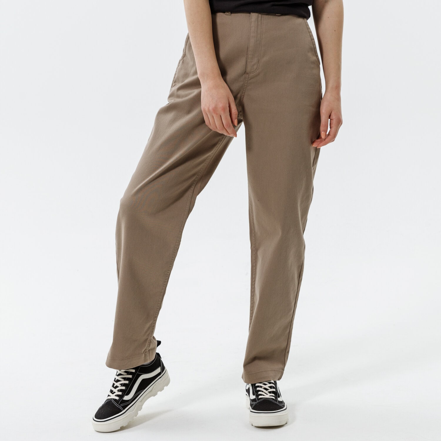 Spodnie sportowe damskie VANS SPODNIE AUTHENTIC WMN CHINO VN0A5JOHH3G1 BEŻOWY