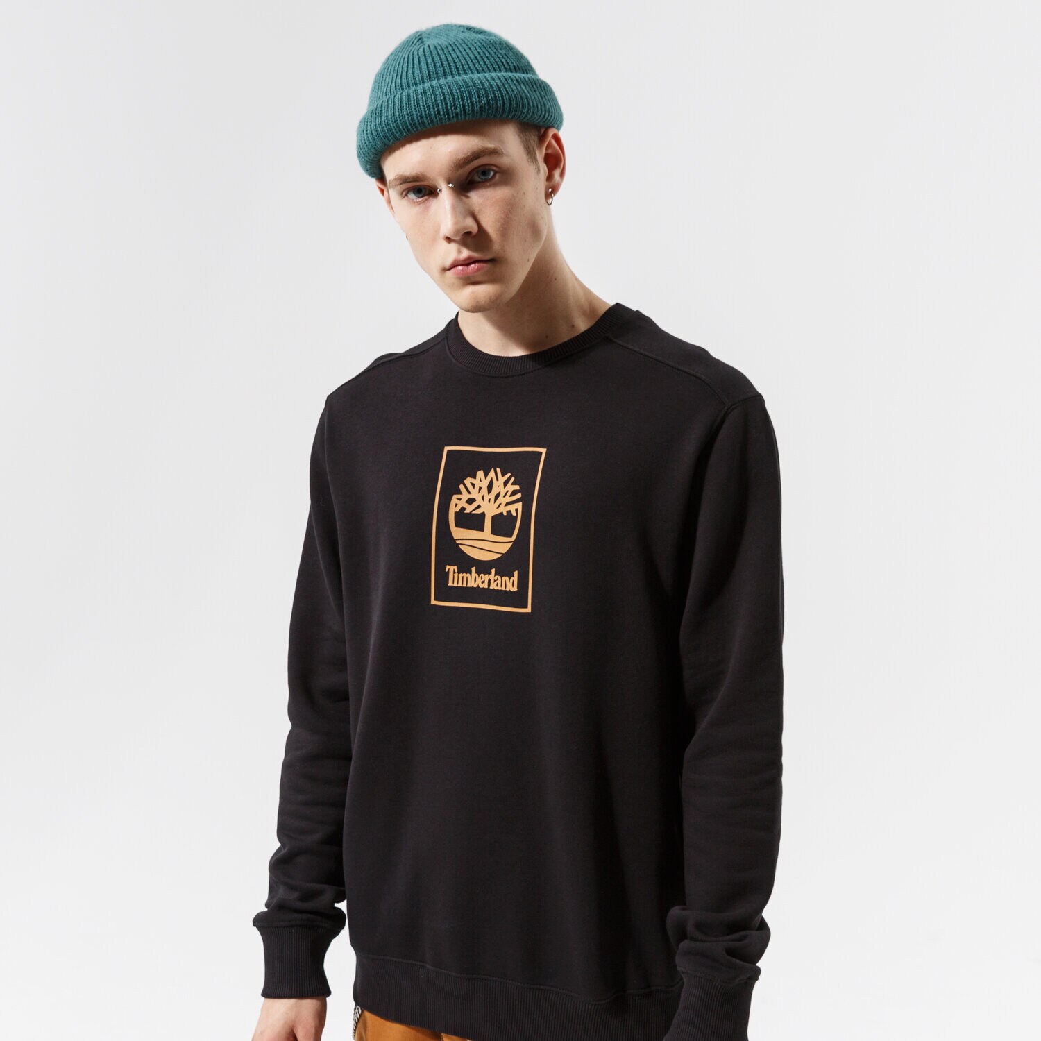 Bluza męska TIMBERLAND BLUZA TREE LOGO CREW BLACK TB0A5PJ80011 CZARNY