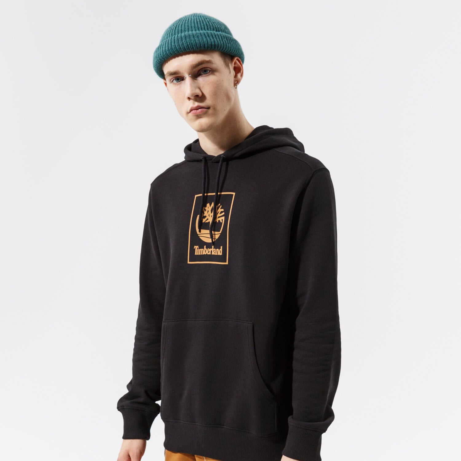 Bluza męska TIMBERLAND BLUZA Z KAPTUREM TREE LOGO HOODED BLACK TB0A5PHM0011 CZARNY