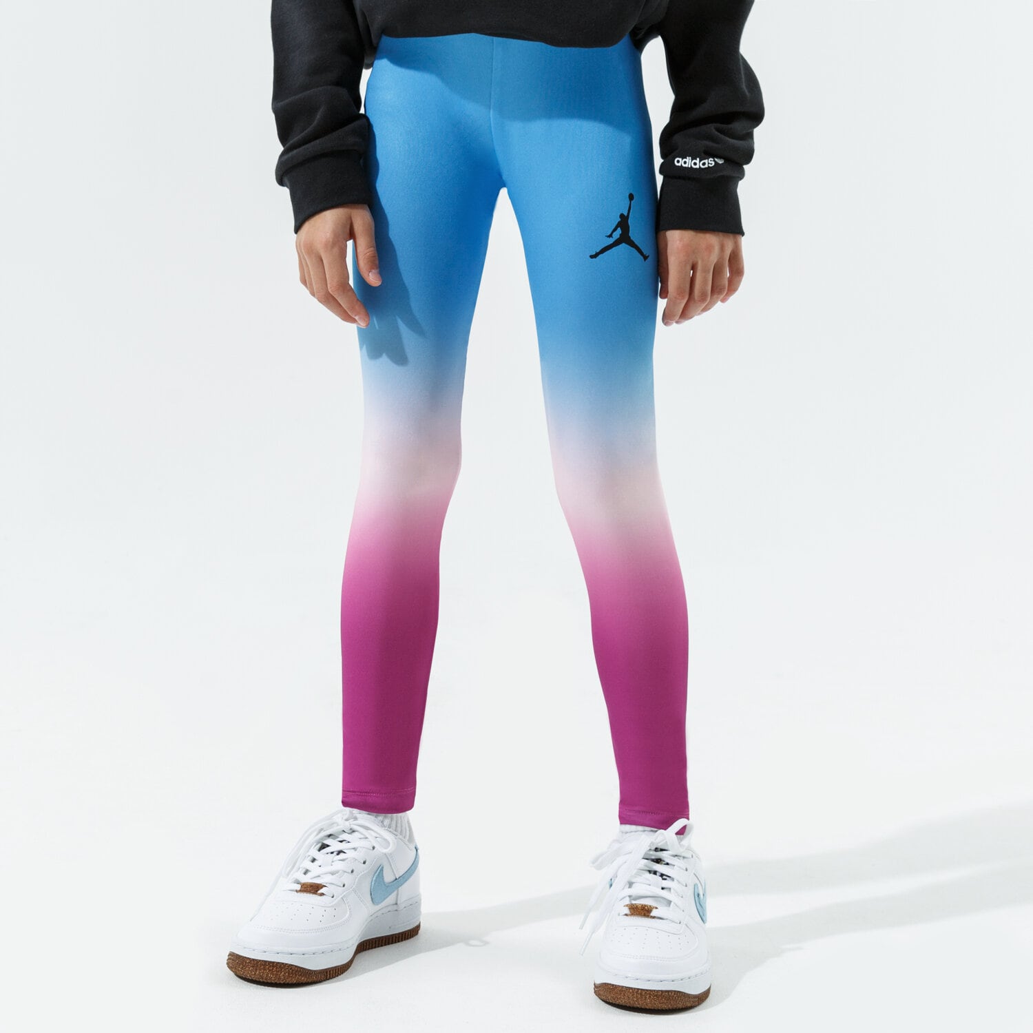 Sportowe spodnie dziecięce JORDAN LEGGINGS JORDAN ESSENTIALS LEGGING GIRL 45A857-P1G MULTICOLOR