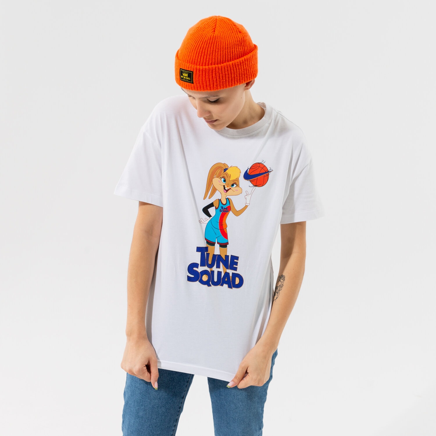Koszulka, t-shirt damski NIKE T-SHIRT W NK SJ FA TEE 1 NBA DH3837-100 BIAŁY