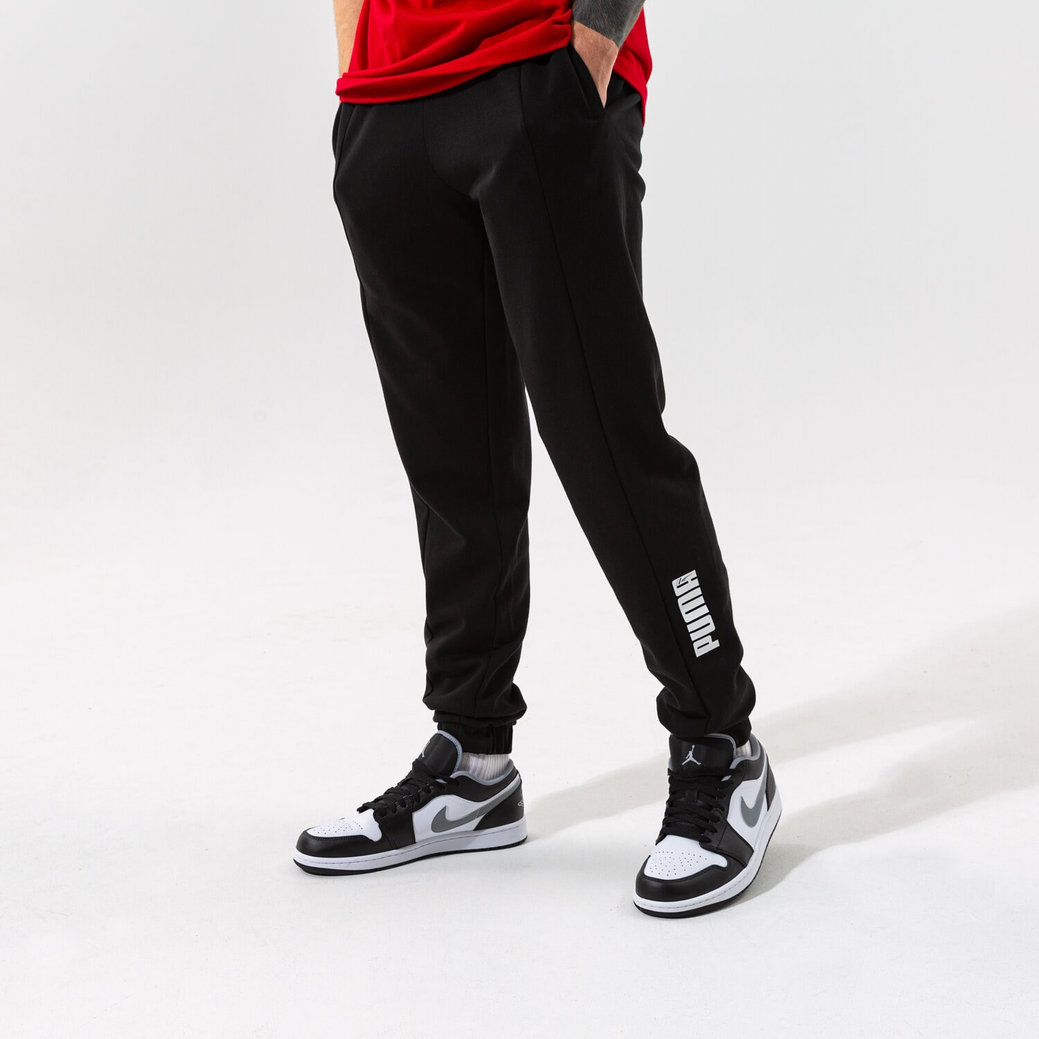 Spodnie sportowe męskie PUMA SPODNIE RAD/CAL PANTS DK CL - PUMA BLACK 58939001 CZARNY