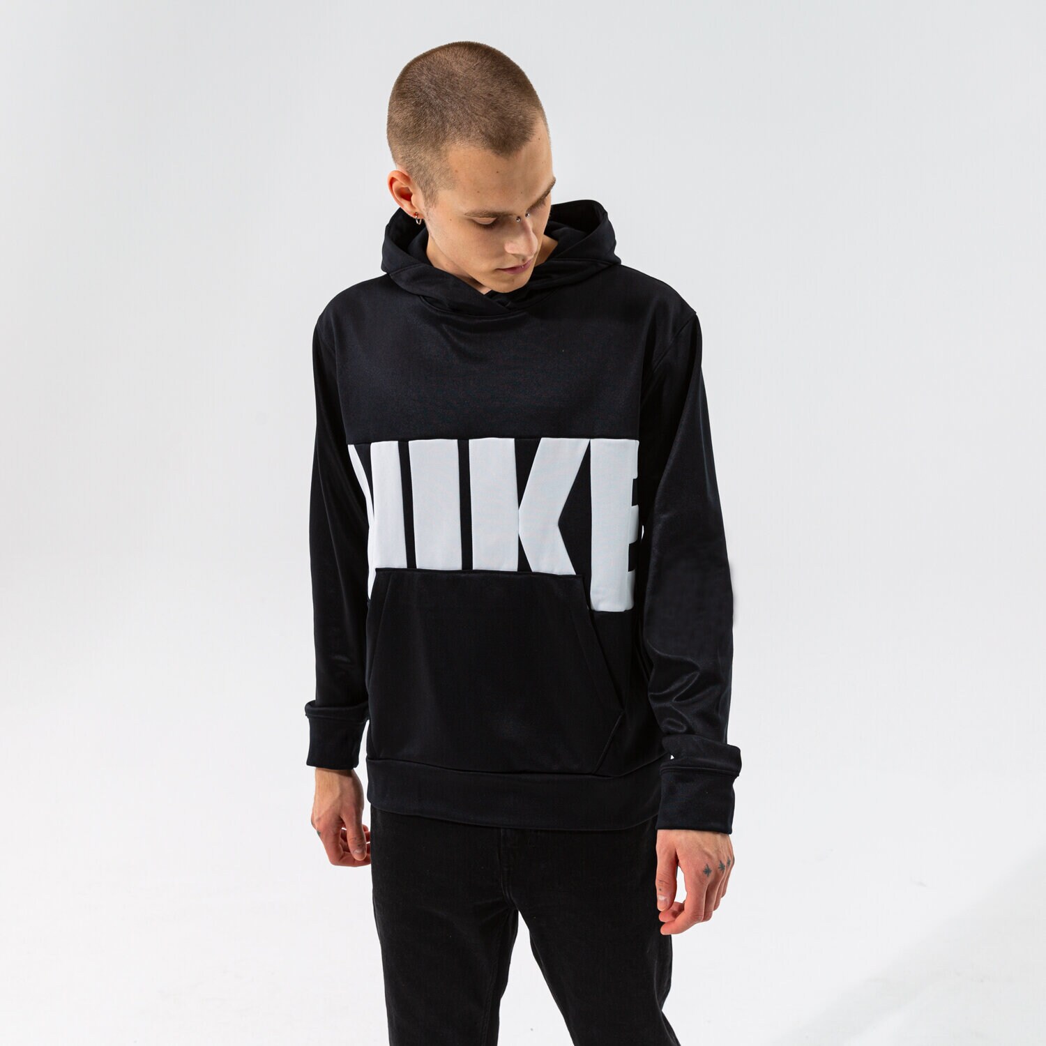 Bluza męska NIKE BLUZA Z KAPTUREM M NK TF STARTING5 PO HOODIE NBA DA6370-010 CZARNY