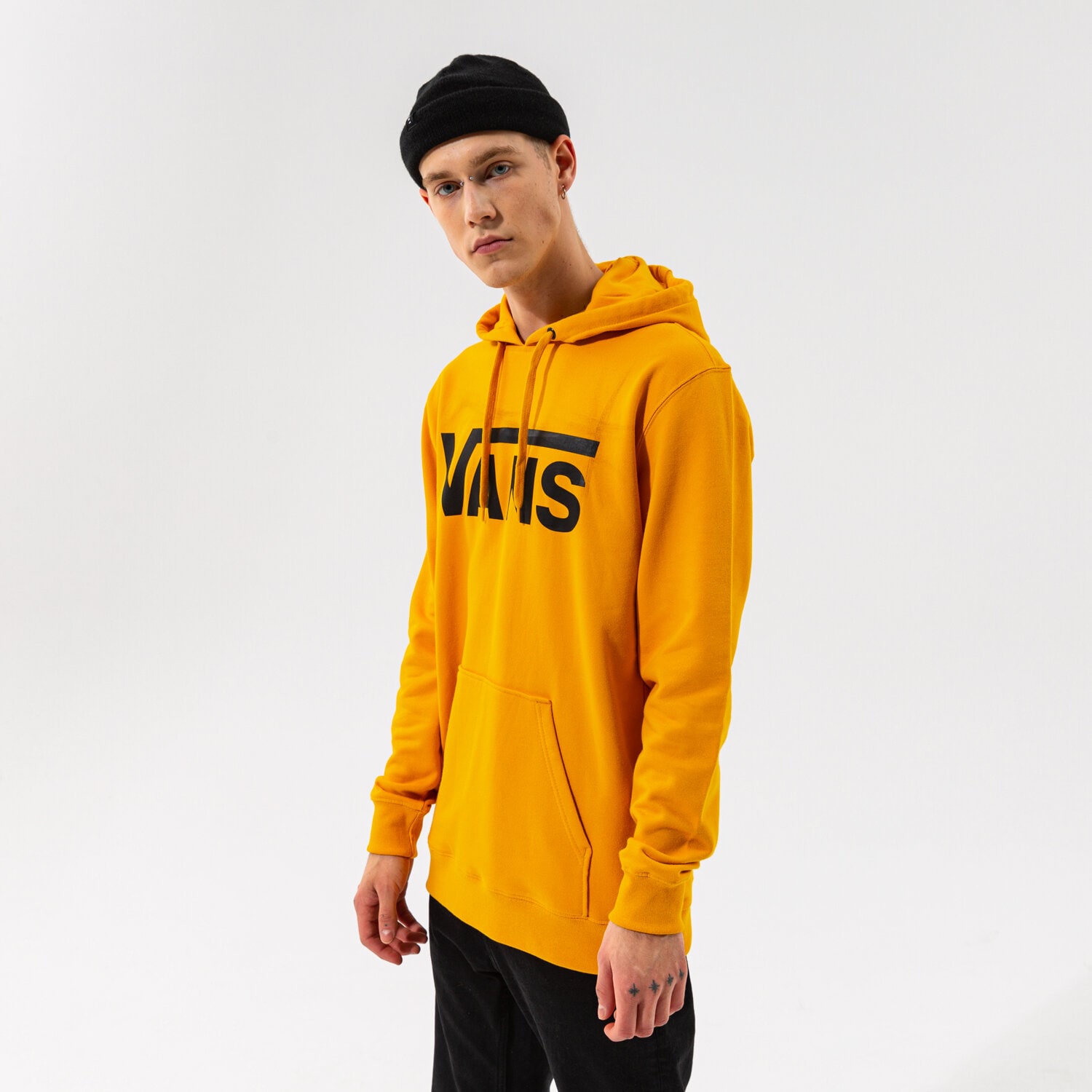 Bluza męska VANS BLUZA Z KAPTUREM VANS CLASSIC PO HOODIE II VN0A456BLSV1 ŻÓŁTY