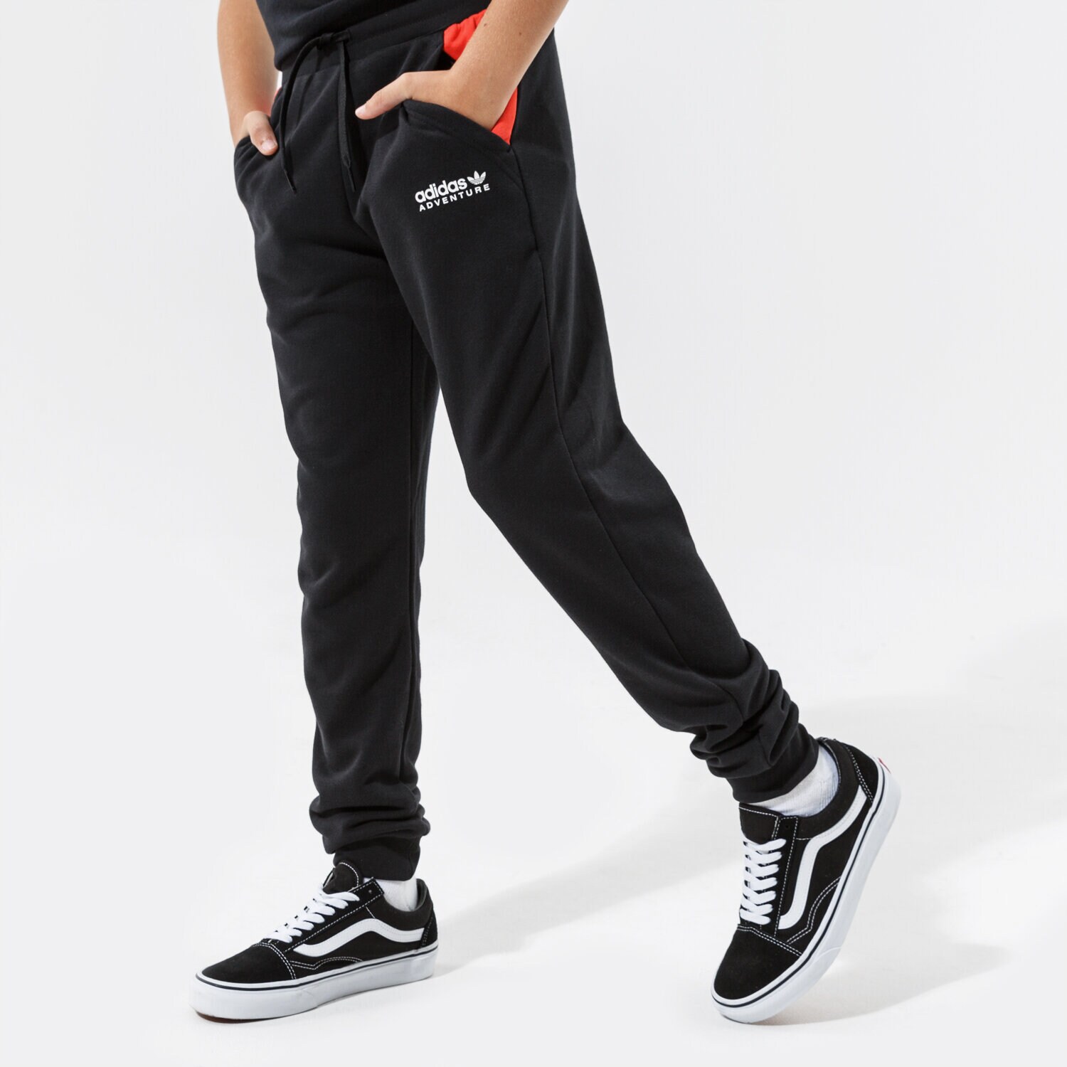 Sportowe spodnie dziecięce ADIDAS SPODNIE PANTS BOY H31228 CZARNY