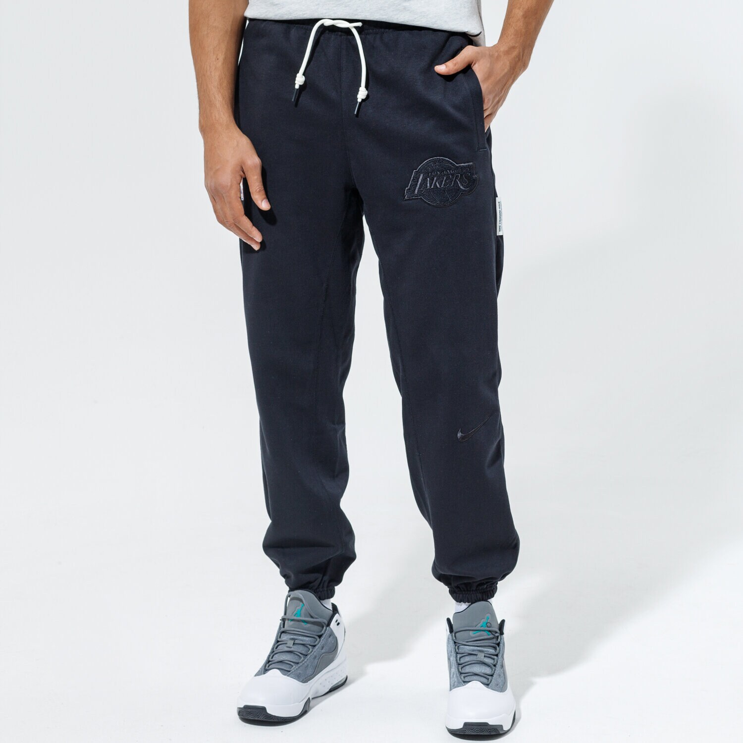 Spodnie sportowe męskie NIKE SPODNIE LAL M NK DF STD ISSUE PANT NBA DB0957-010 CZARNY