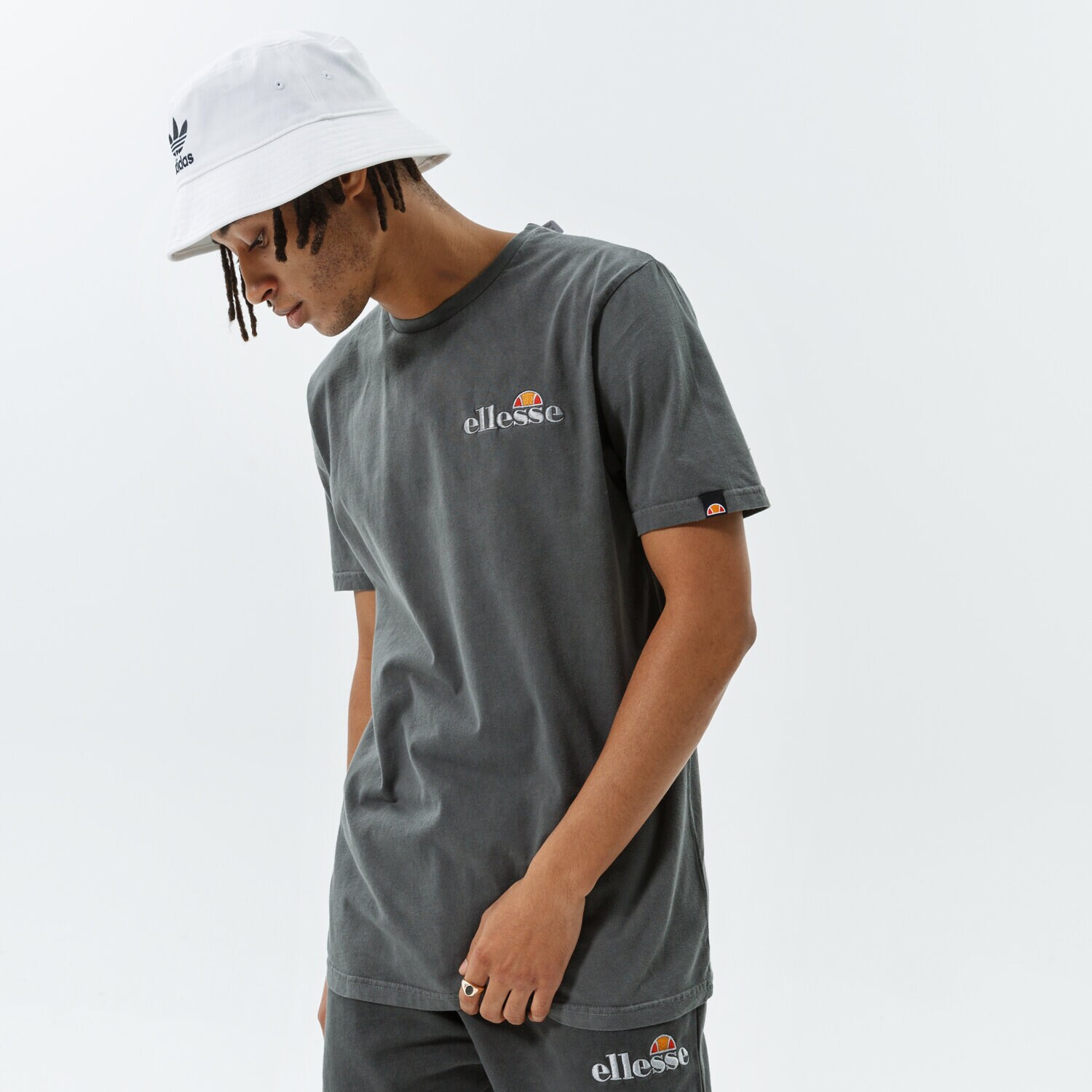 Koszulka, t-shirt sportowy męski ELLESSE T-SHIRT TACOMO TEE BLK SHK13143011 CZARNY