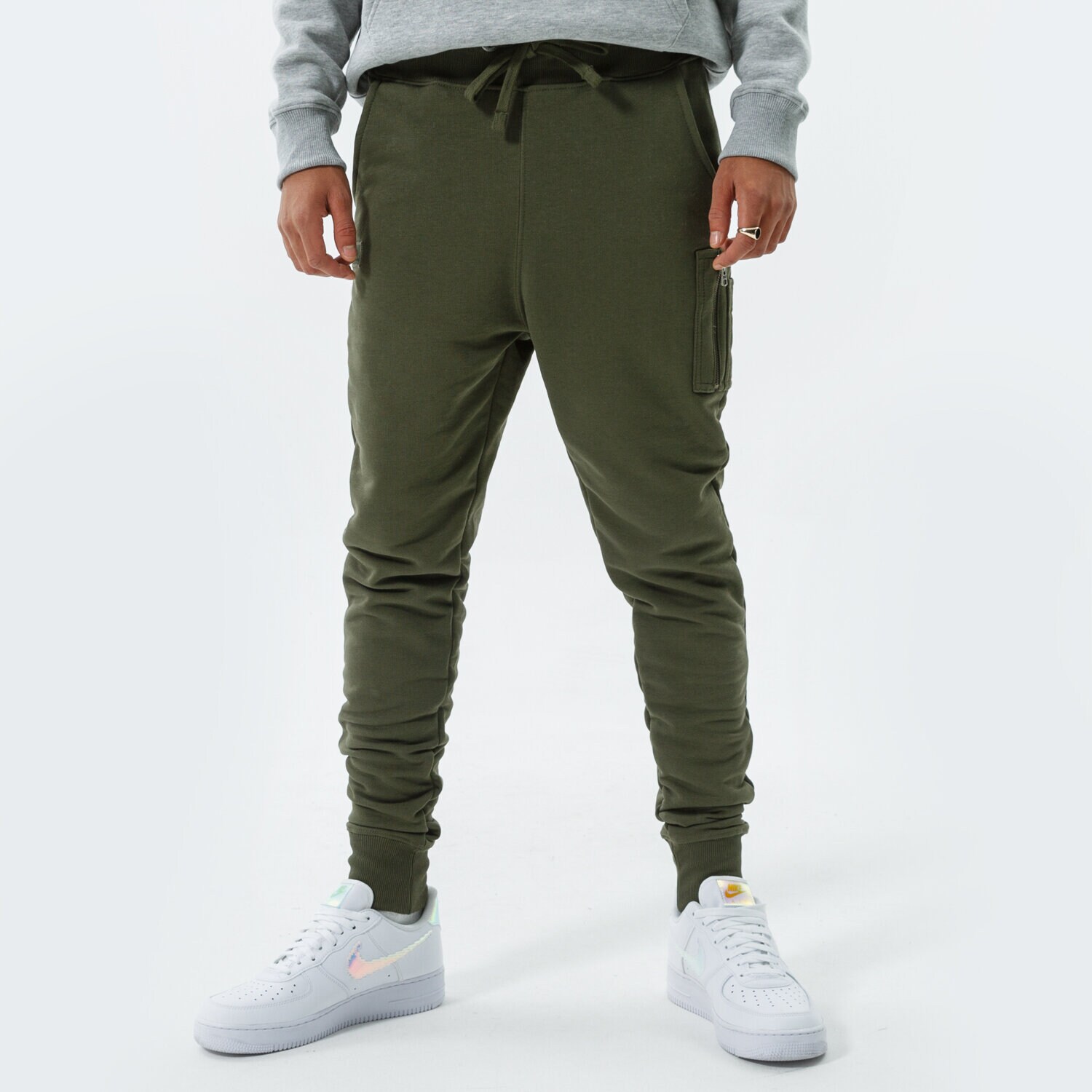 Spodnie sportowe męskie ALPHA INDUSTRIES SPODNIE X-FIT SLIM CARGO PANT 178333-257 KHAKI