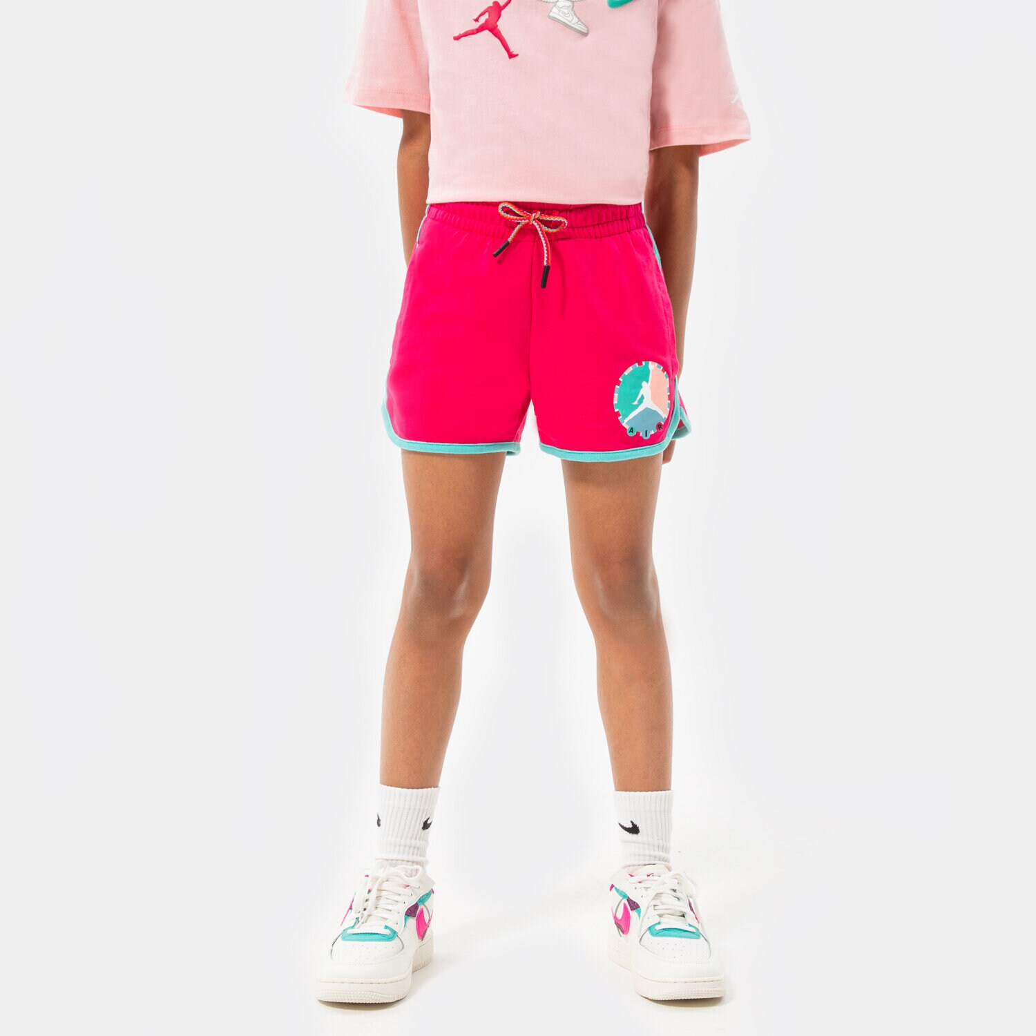 JORDAN SZORTY GIRLS BFF SHORT GIRL 45B513-A4Y RÓŻOWY