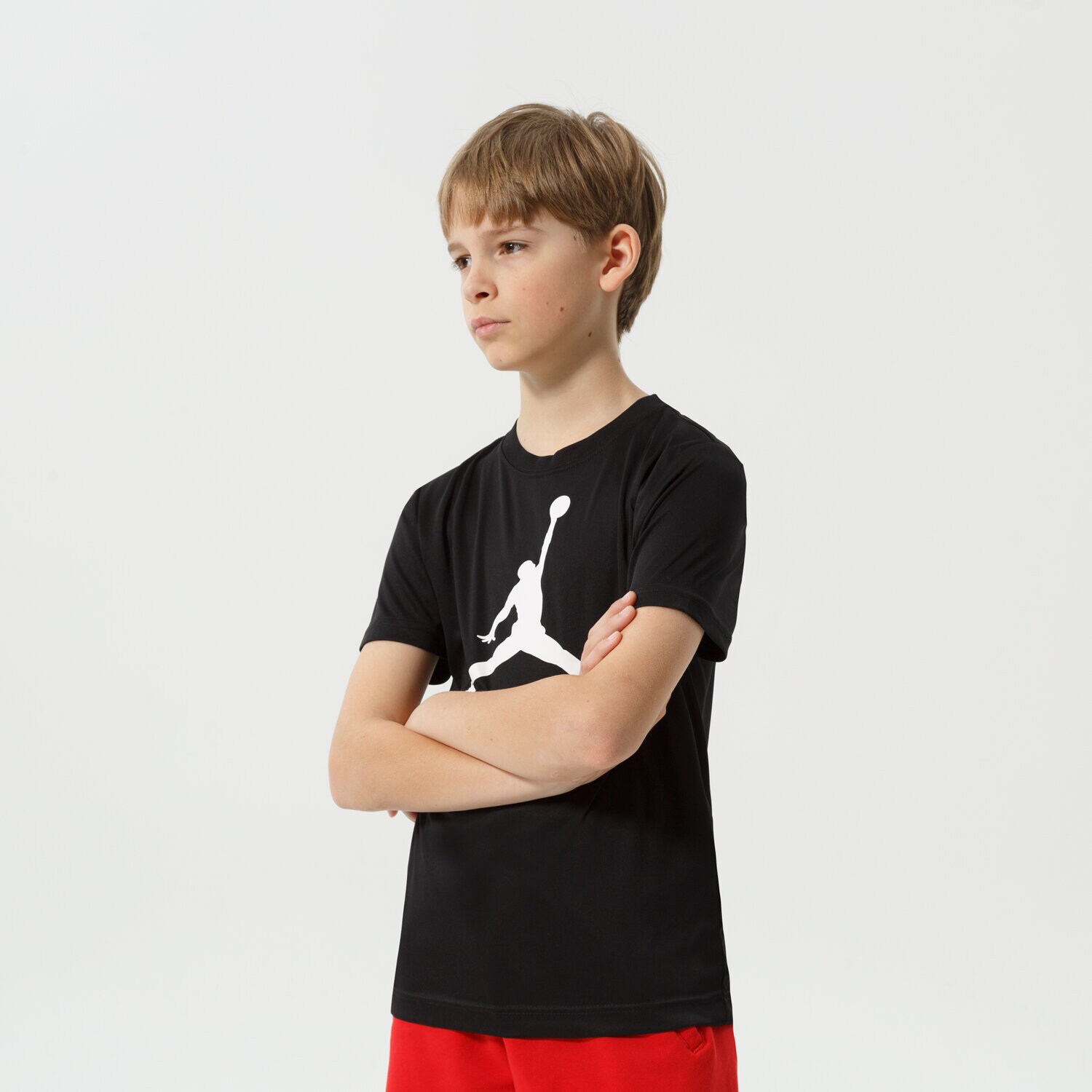 Koszulka, t-shirt dla dzieci JORDAN T-SHIRT JDB JUMPMAN LOGO DF TEE BOY 954293-023 CZARNY