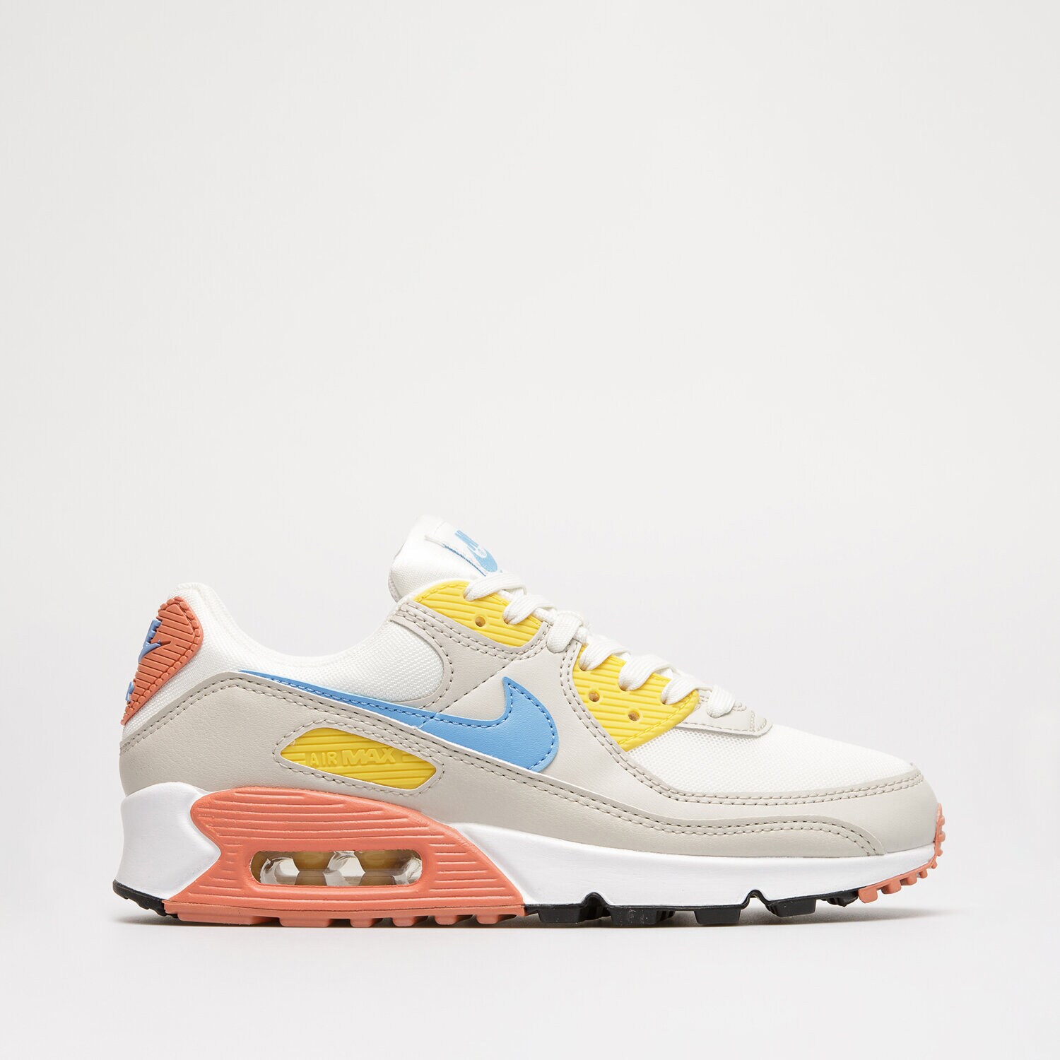 Buty sneakersy damskie NIKE AIR MAX 90 DJ9991-100 MULTICOLOR