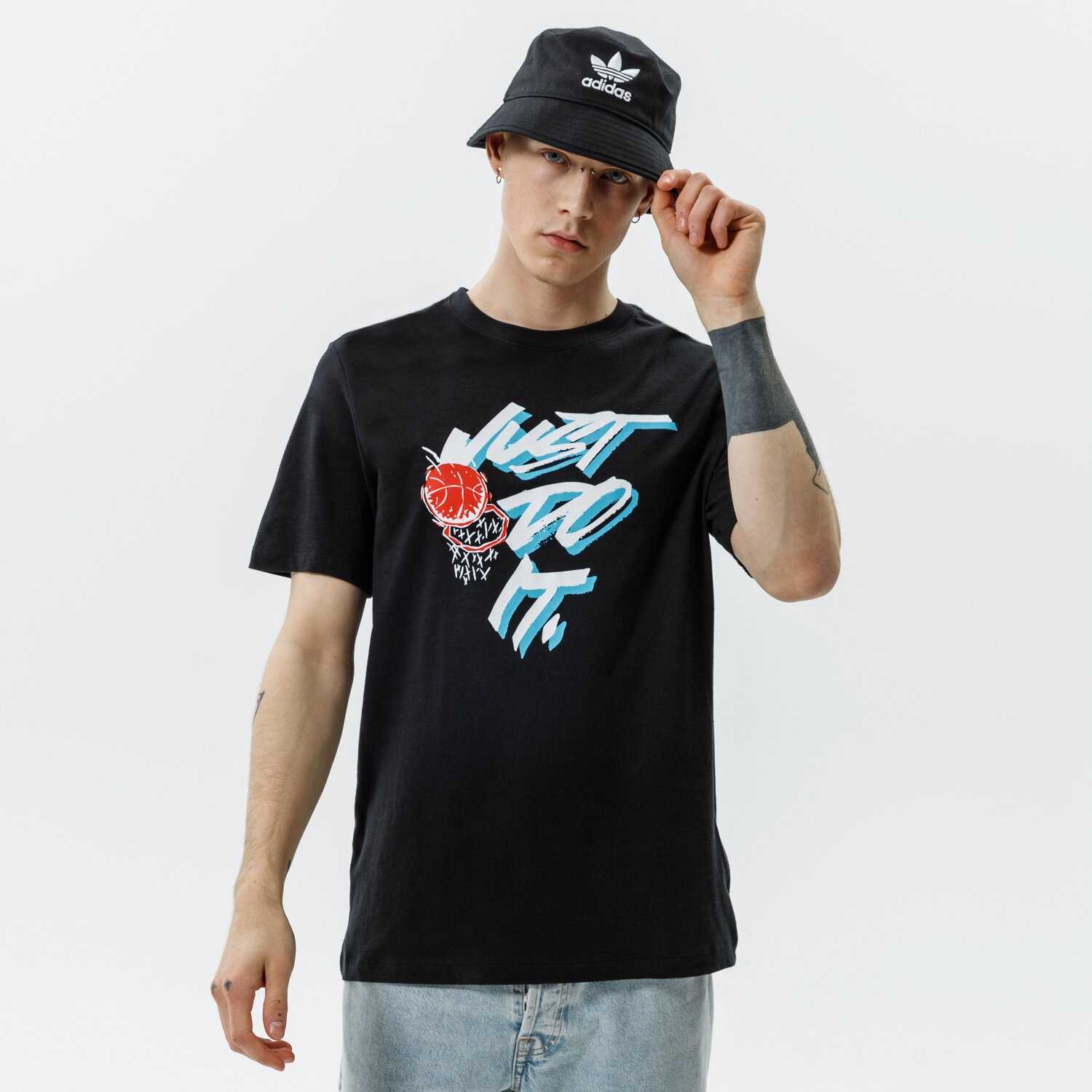 Koszulka, t-shirt sportowy męski NIKE T-SHIRT M NK OC 2 SS TEE NBA DM2531-010 CZARNY