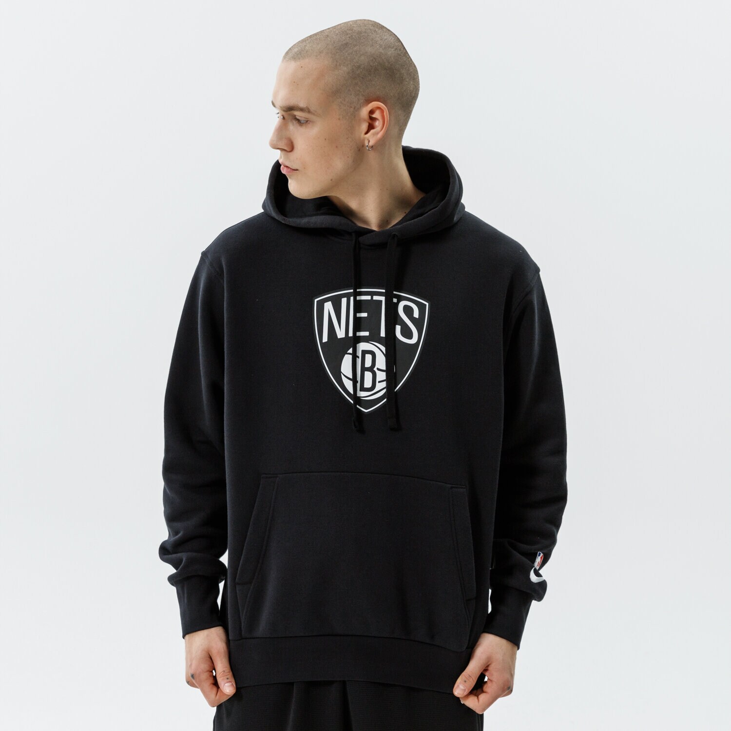 Bluza męska NIKE BLUZA Z KAPTUREM BKN M NK PO FLC ESSNTL NBA DB1816-010 CZARNY