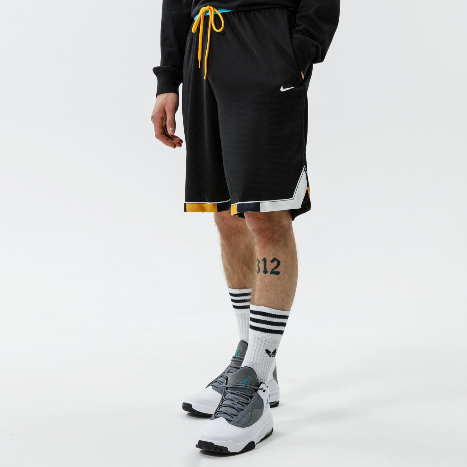 Krótkie spodenki, szorty męskie NIKE SZORTY M NK DF DNA SHORT 3.0 M2Z NBA DA5844-011 CZARNY