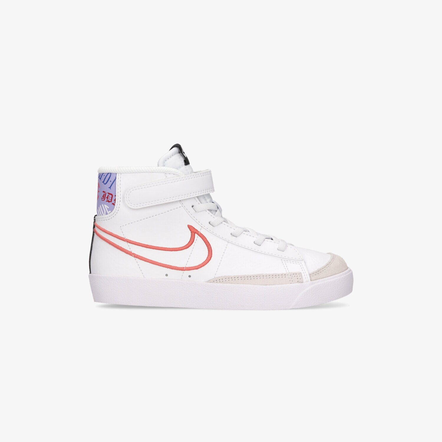 Buty sneakersy dla dzieci NIKE BLAZER MID '77 SE DJ0266-100 BIAŁY