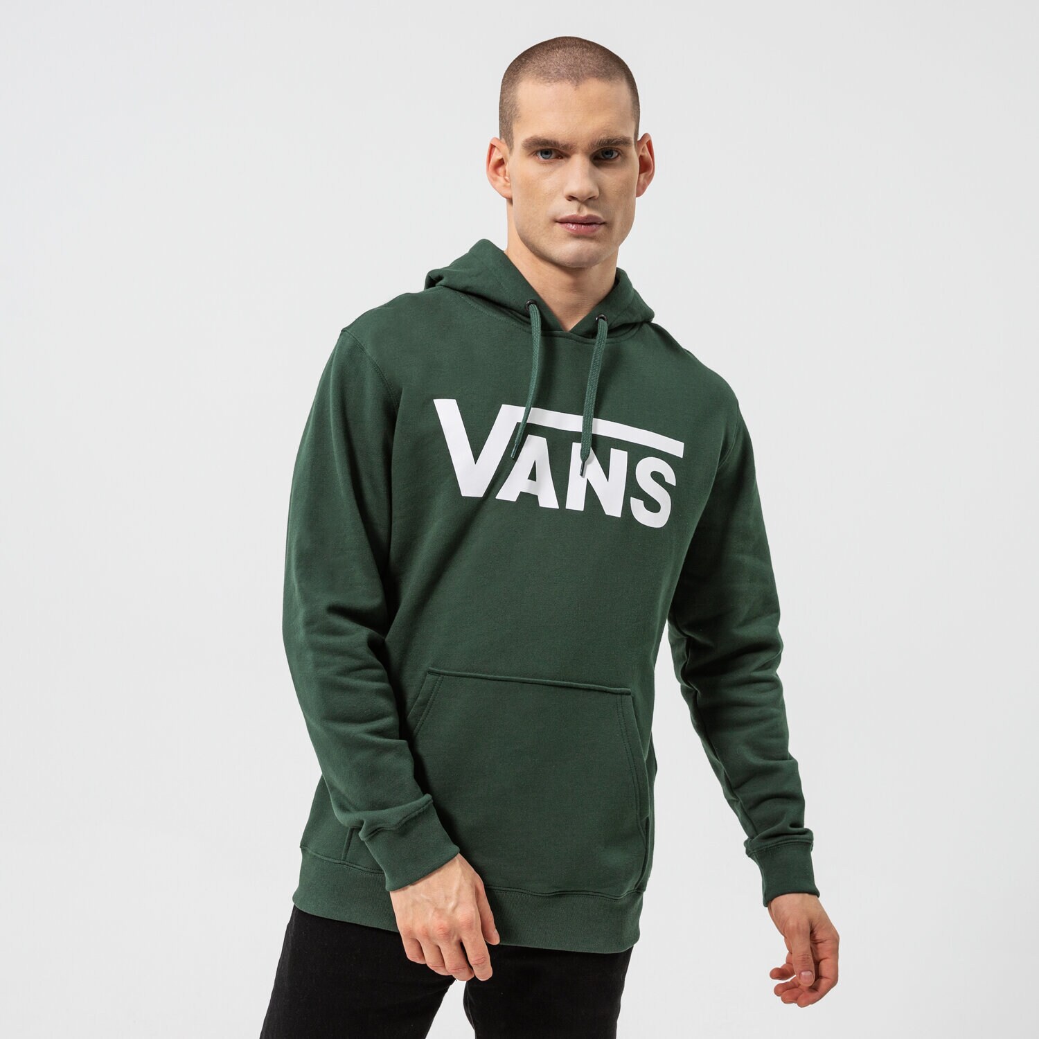 Bluza męska VANS BLUZA Z KAPTUREM MN VANS CLASSIC PO HOODIE II VN0A456B4CL ZIELONY