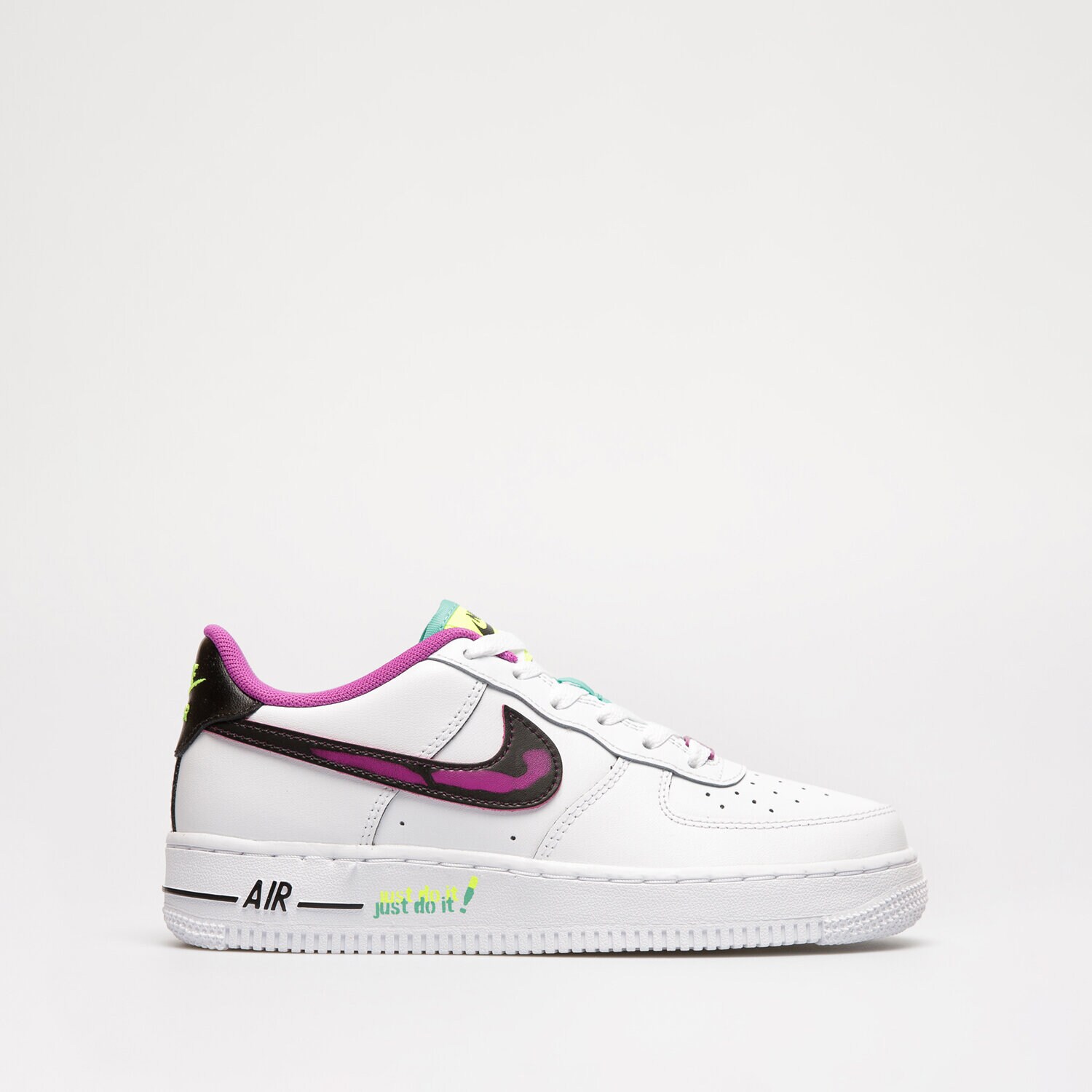 Buty sneakersy dla dzieci NIKE AIR FORCE 1 LV8 (GS) DX3933-100 BIAŁY
