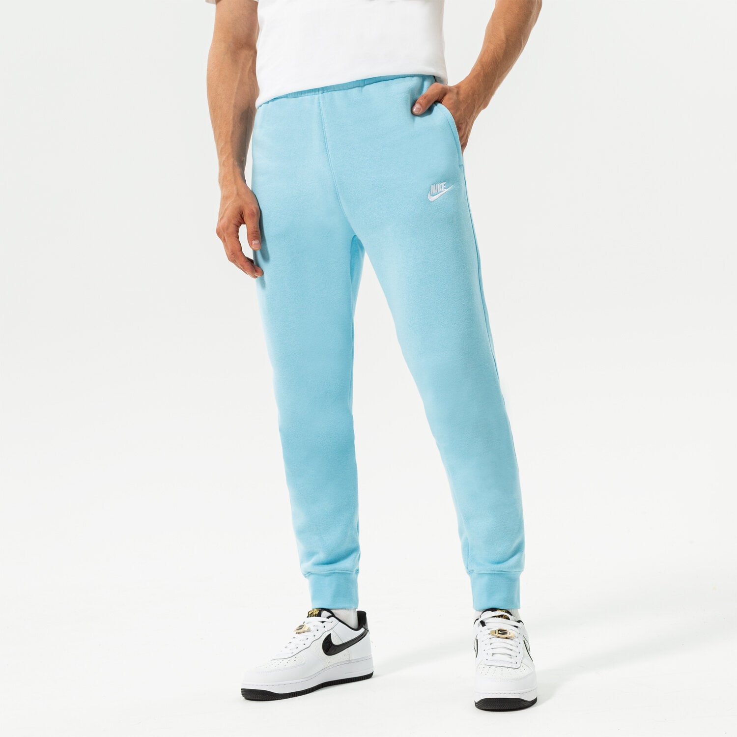 Spodnie sportowe męskie NIKE SPODNIE NIKE SPORTSWEAR CLUB FLEECE BV2671-499 NIEBIESKI