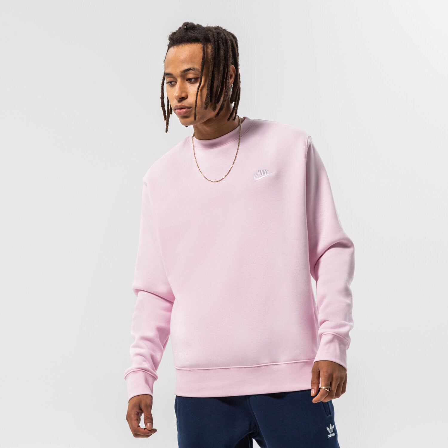 Bluza męska NIKE BLUZA NIKE SPORTSWEAR CLUB FLEECE BV2662-663 RÓŻOWY