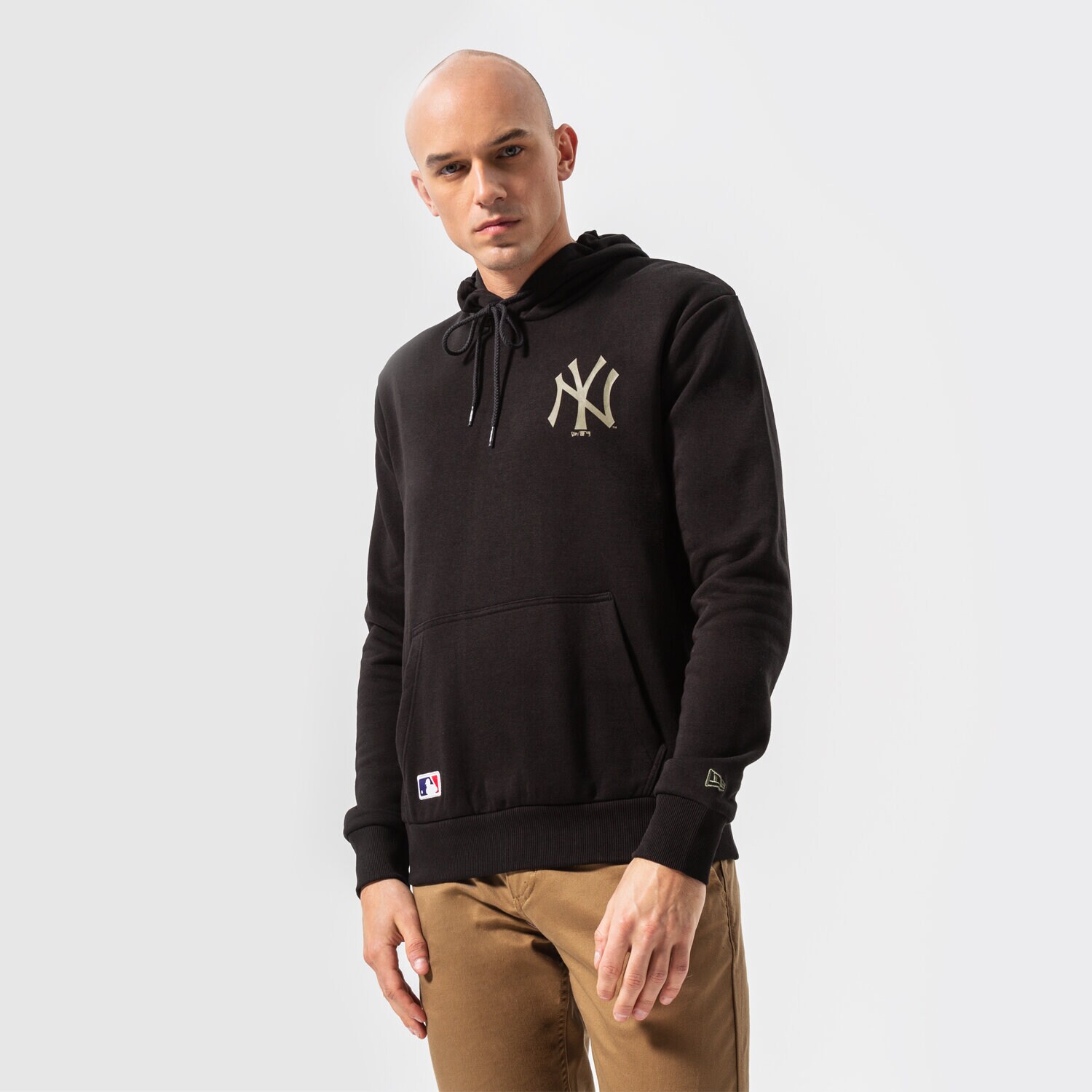 Bluza męska NEW ERA BLUZA Z KAPTUREM MLB LC TEAM LOGO NYY BLK NEW YORK Y 12893144 CZARNY
