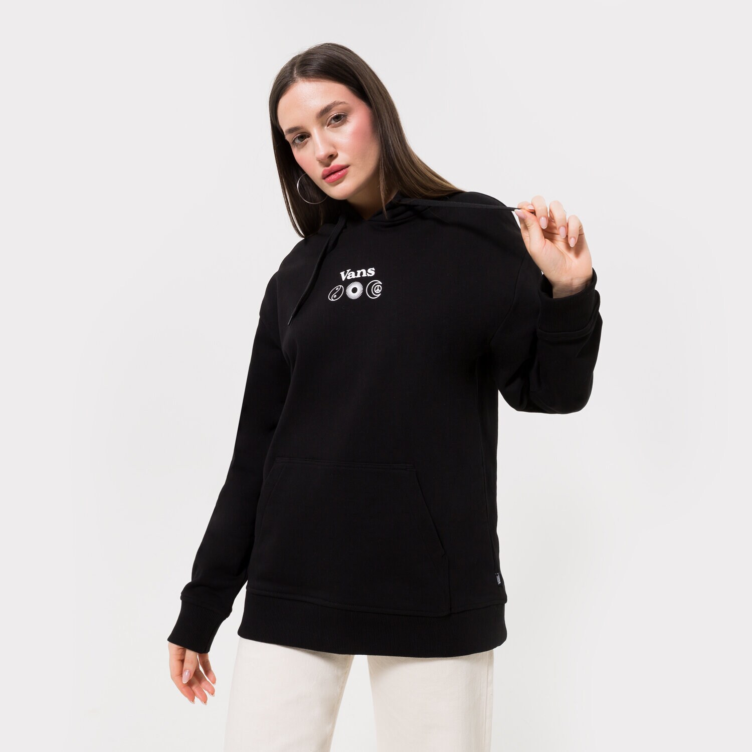 Bluza damska VANS BLUZA Z KAPTUREM NATURAL OS PO VN0A7TMPBLK1 CZARNY