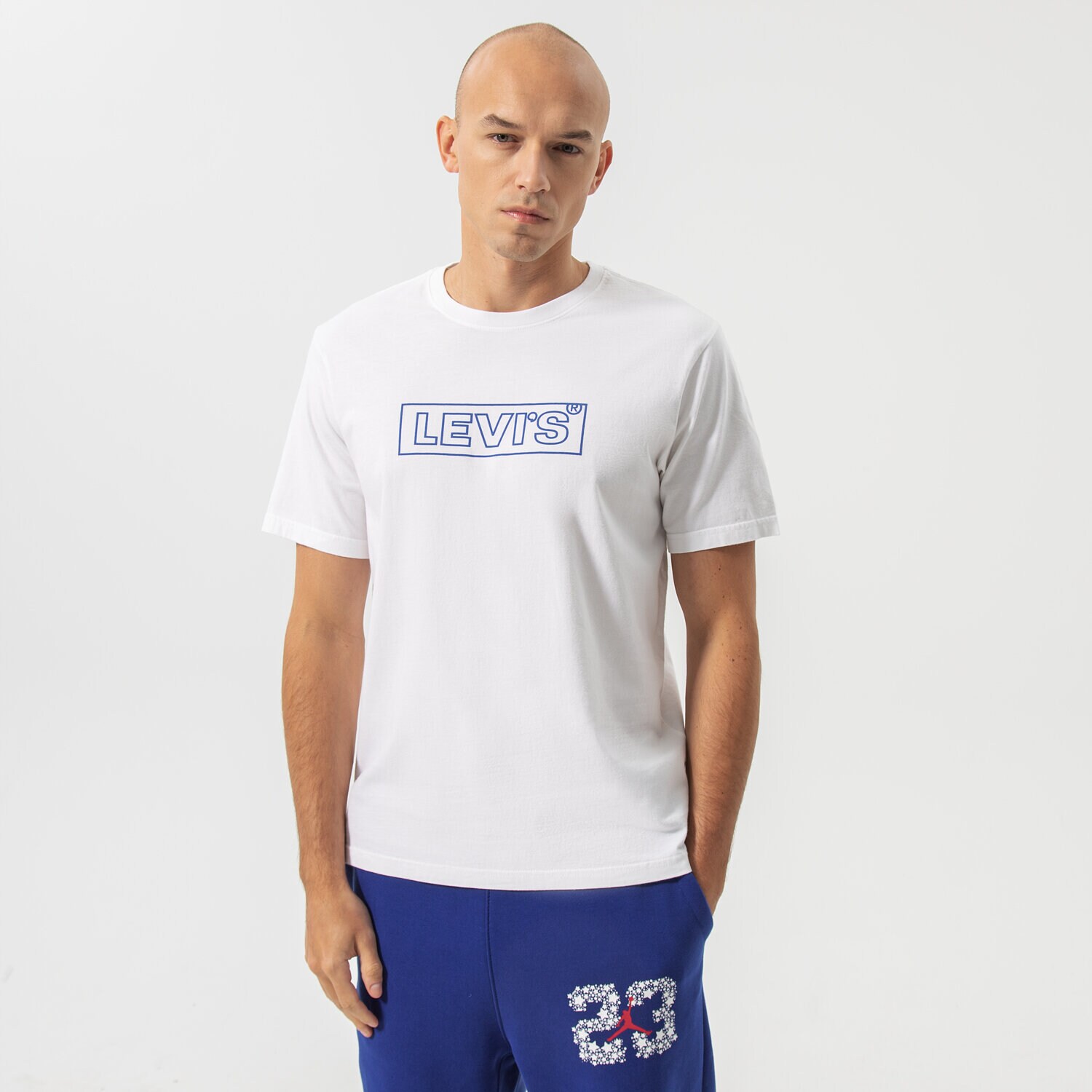 Koszulka, t-shirt sportowy męski LEVI'S T-SHIRT SS RELAXED FIT TEE 16143-0516 BIAŁY
