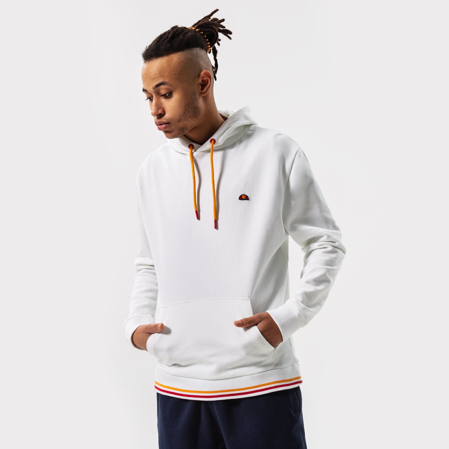 Bluza męska ELLESSE BLUZA Z KAPTUREM ETHER OH HOODY WHT SHM14555908 BIAŁY